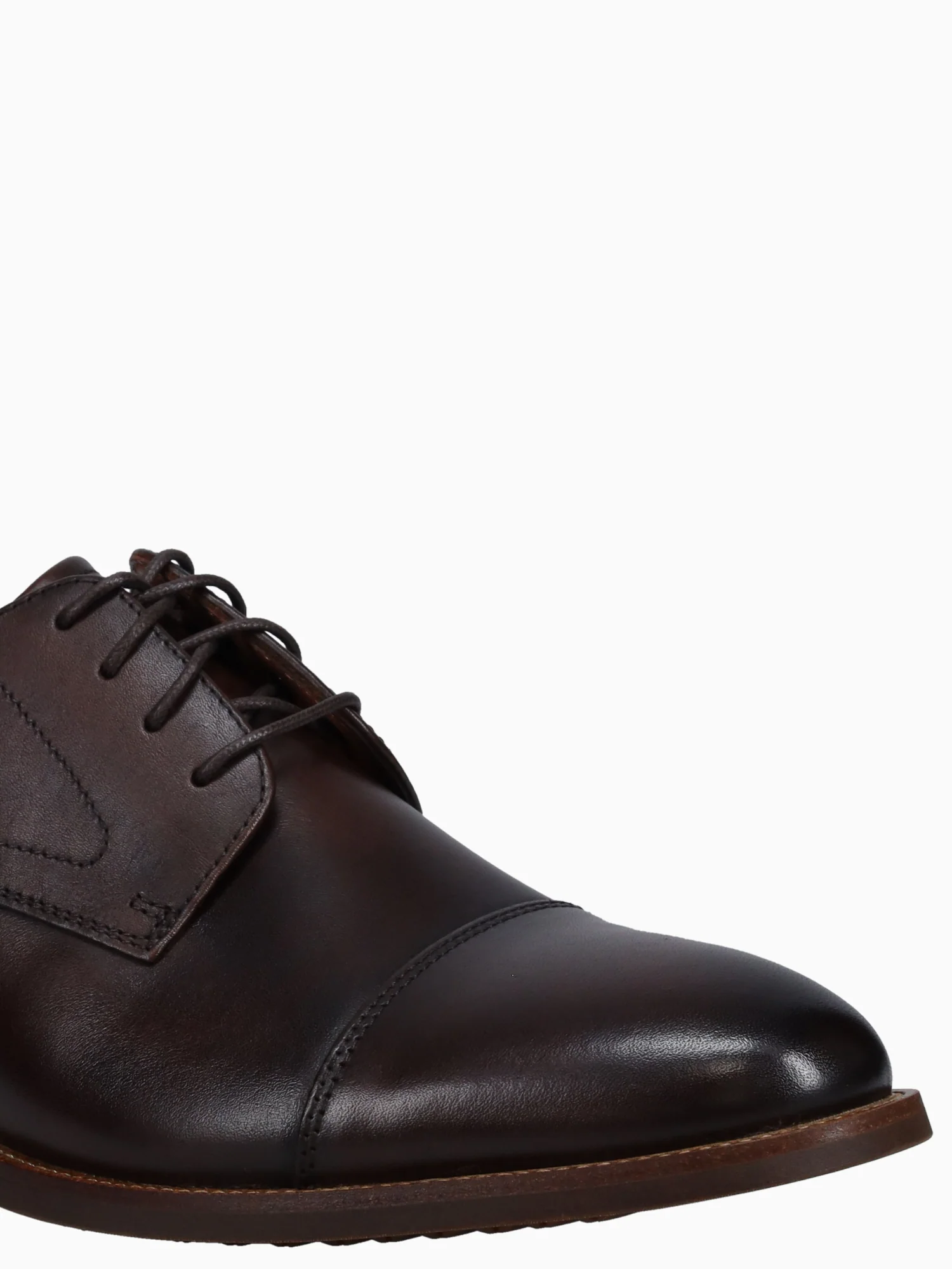 Rucci Cap Toe Brown Leather - Image 6