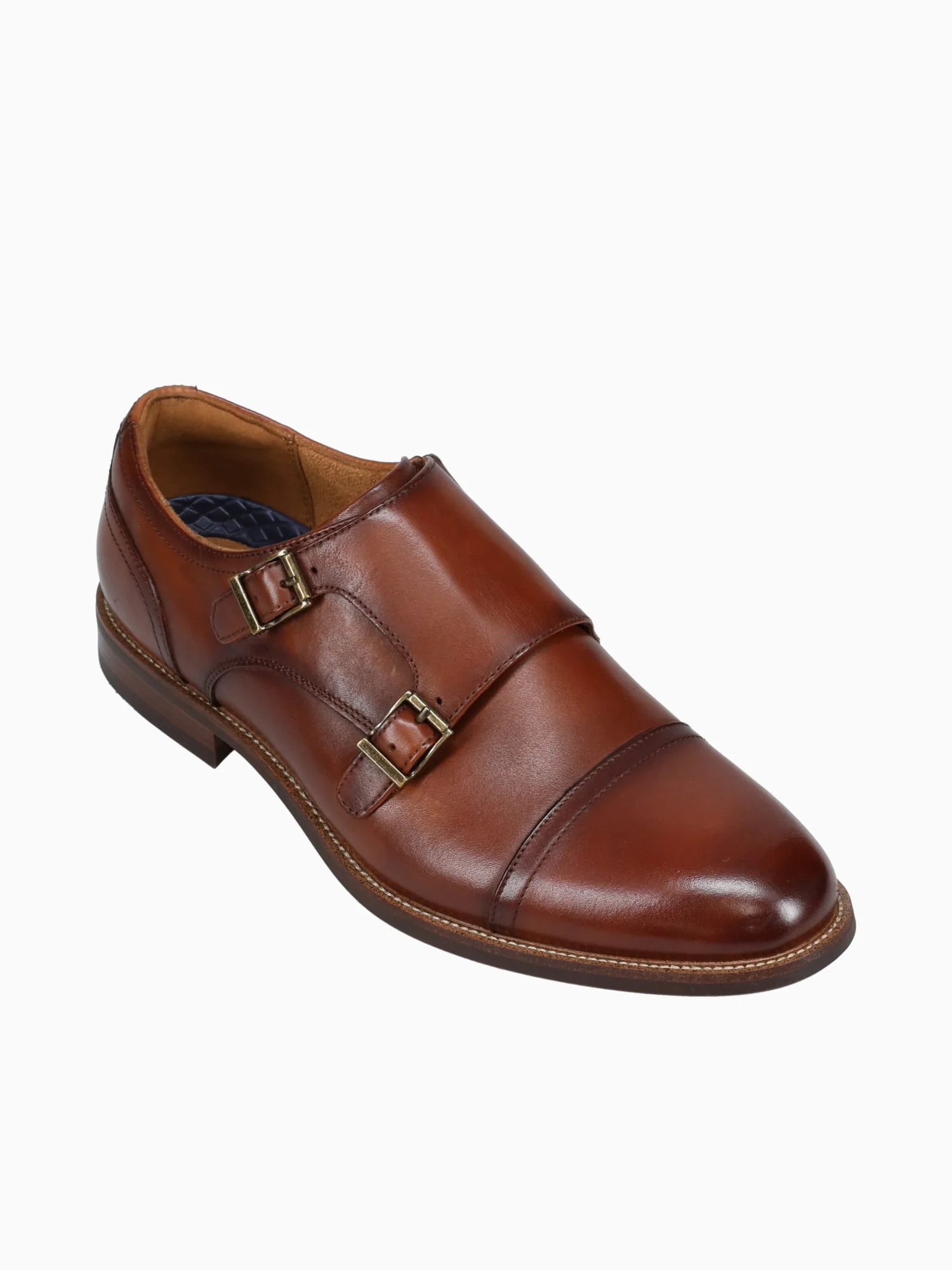 Rucci Double Monk Cognac Smooth - Image 5