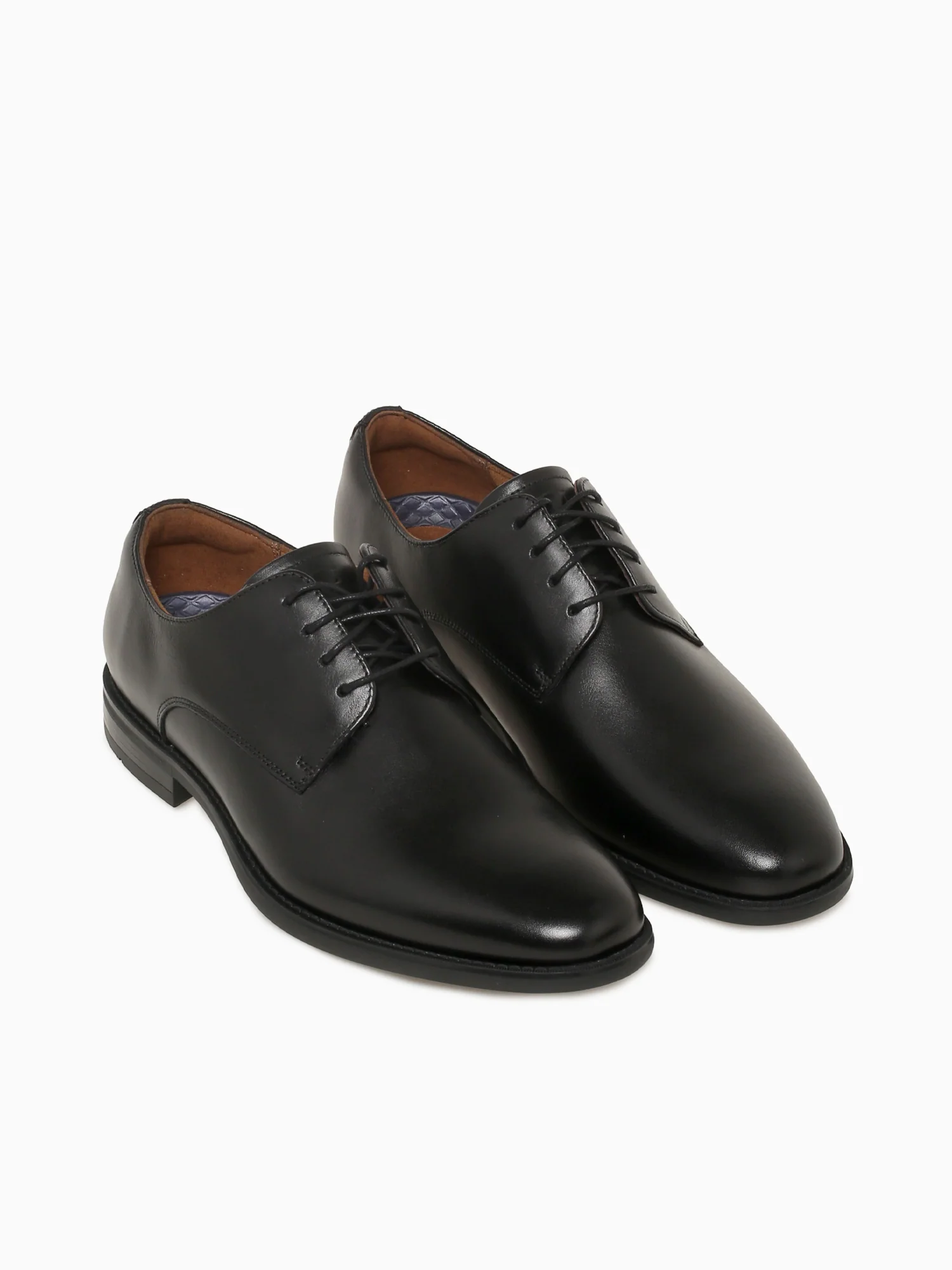 Santucci Plain Toe Black Leather - Image 5