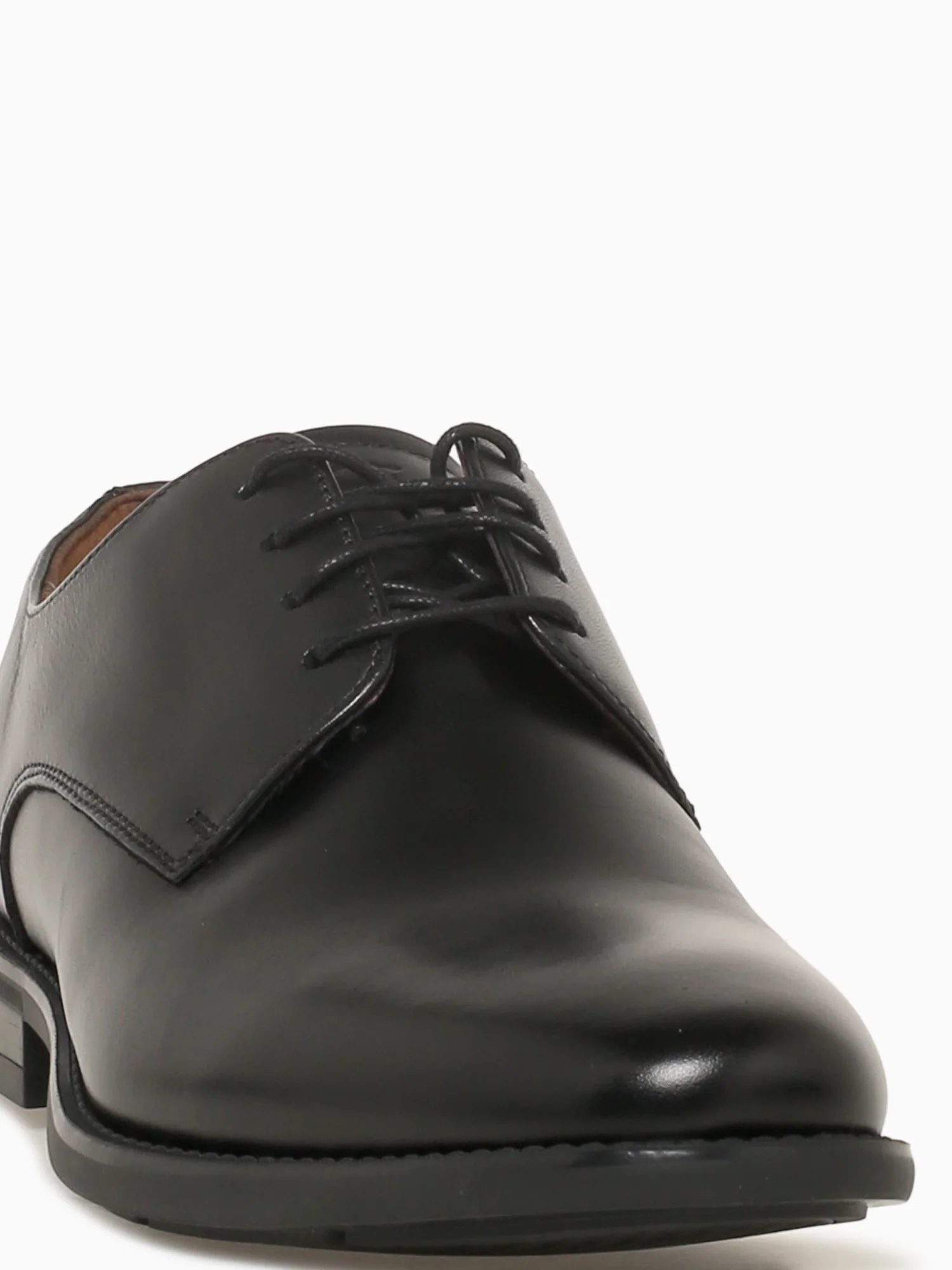 Santucci Plain Toe Black Leather - Image 8