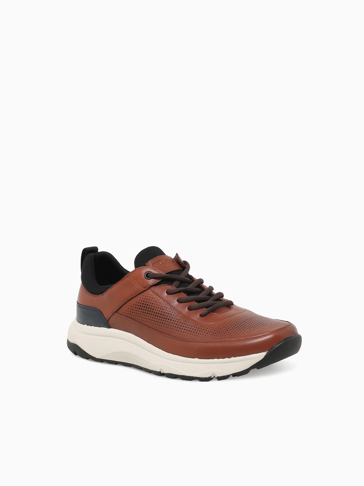 Satellite Perf Elastic Cognac Navy lea - Image 2