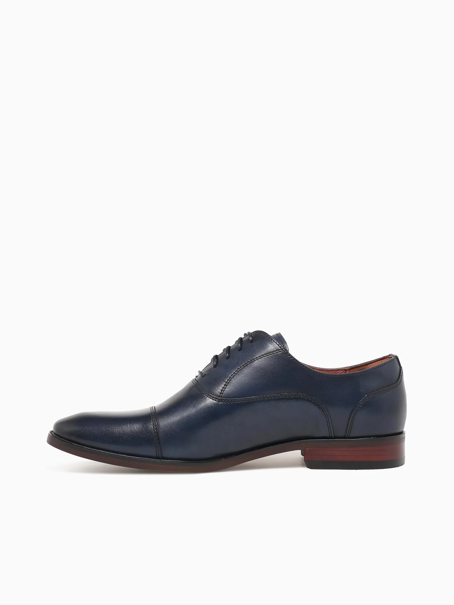 Sorrento Lux Cap Toe Bal Navy Smmoot Lea - Image 3