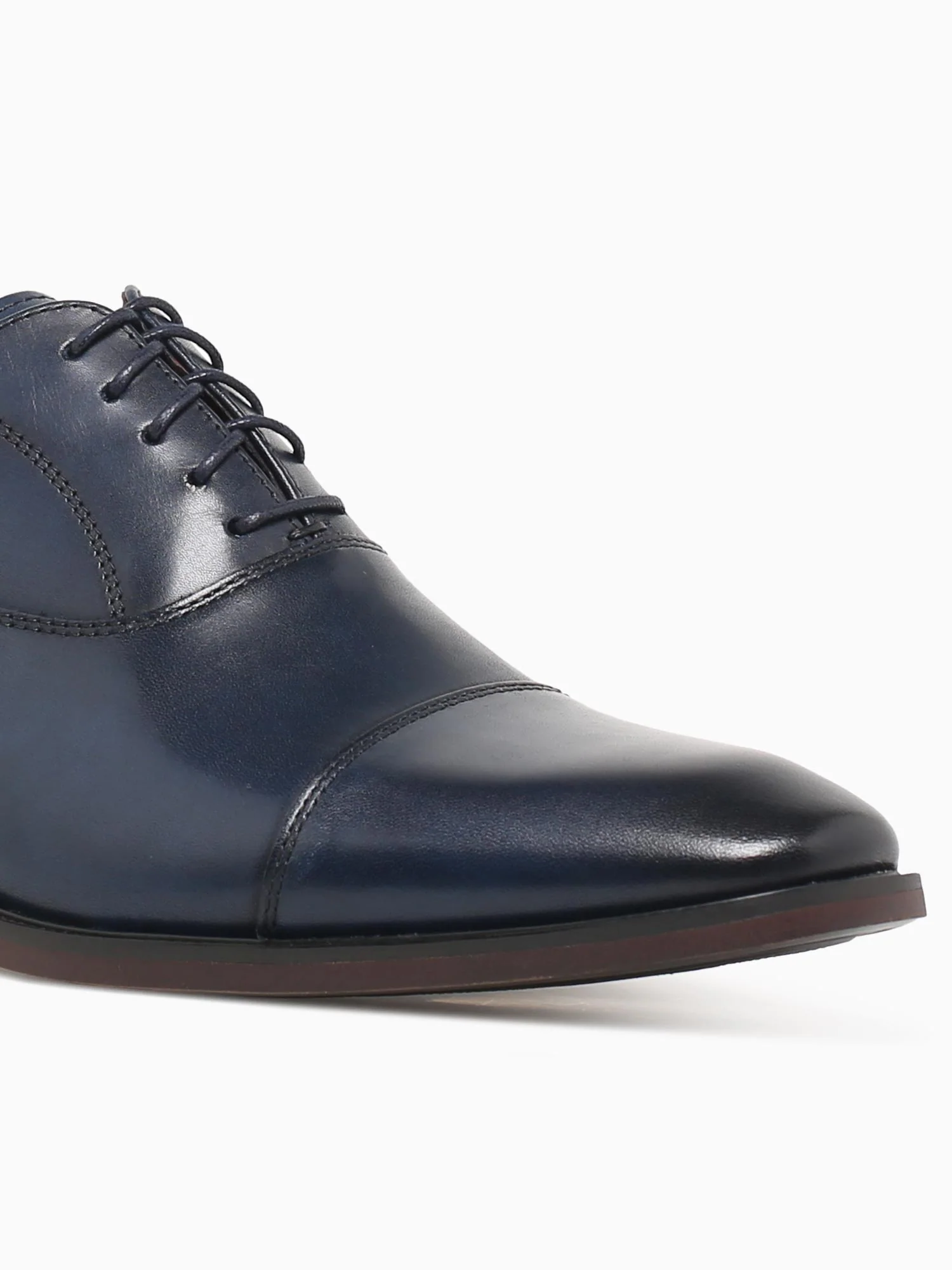 Sorrento Lux Cap Toe Bal Navy Smmoot Lea - Image 6