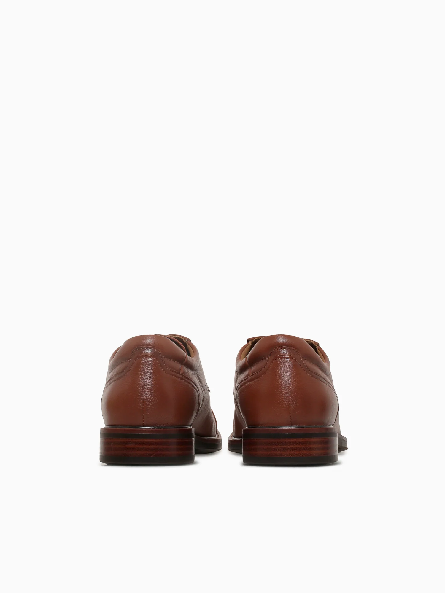 Traveler Cap Toe Cognac Milled Leather - Image 5