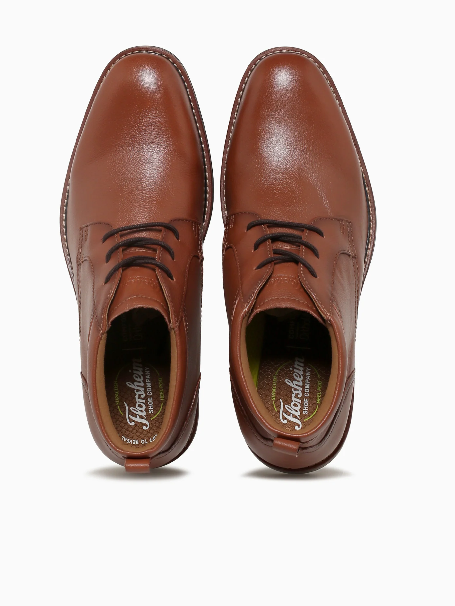 Traveler Plain Toe Chukka Cognac Milled - Image 7