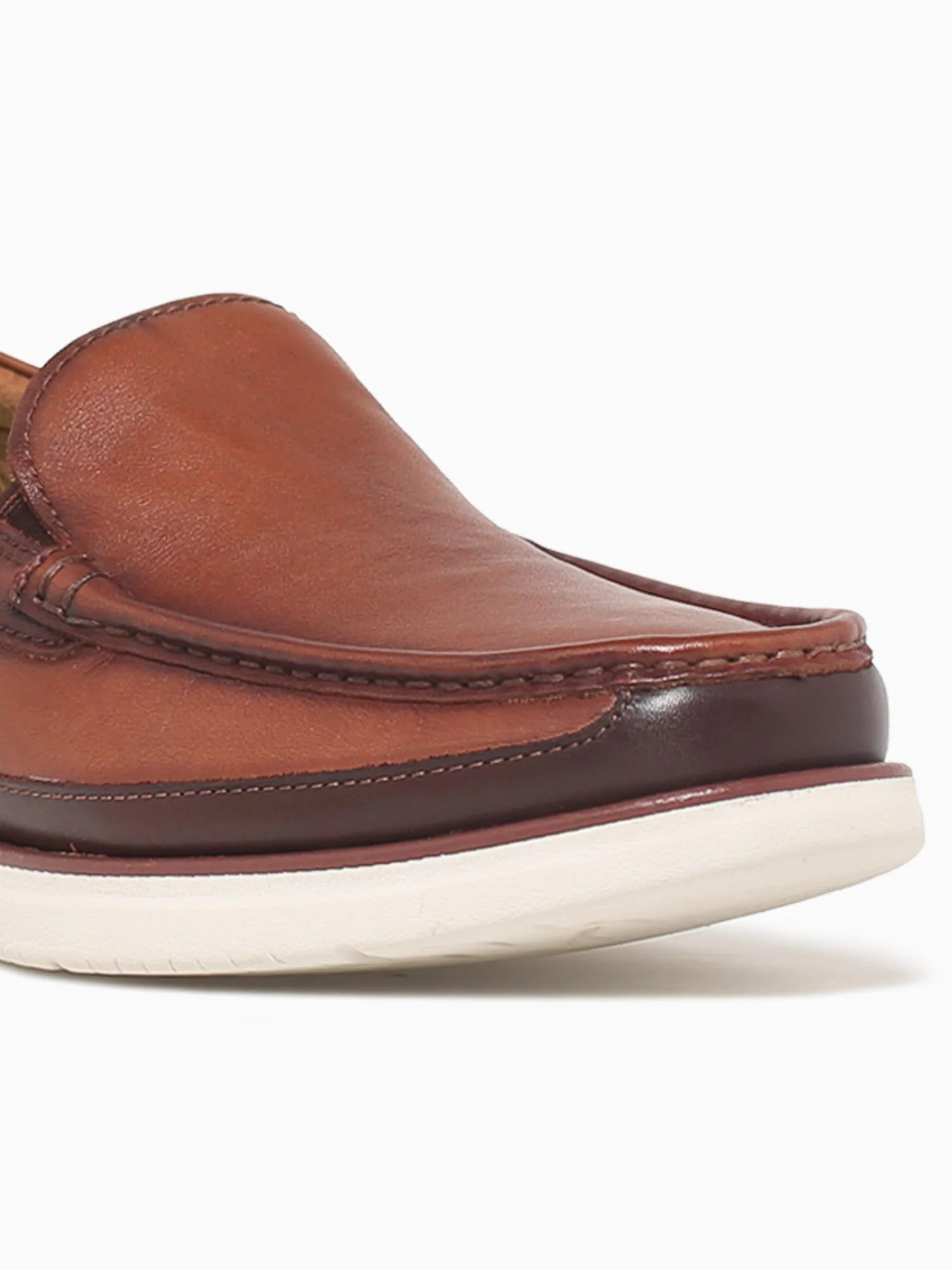 Tropic Moc Toe Venetian Cognac Chest lea - Image 6