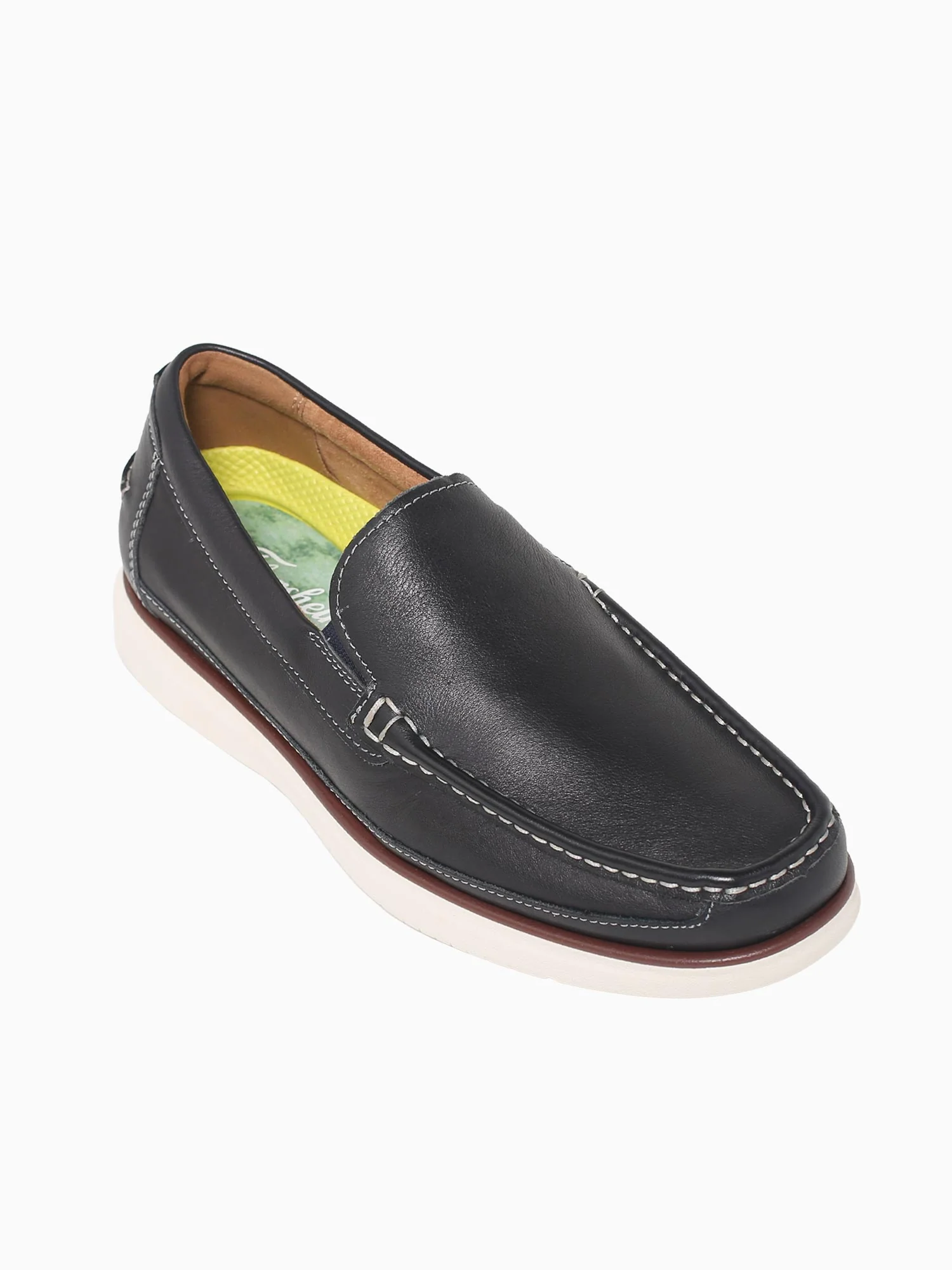 Tropic Moc Toe Venetian Navy Chest lea - Image 5