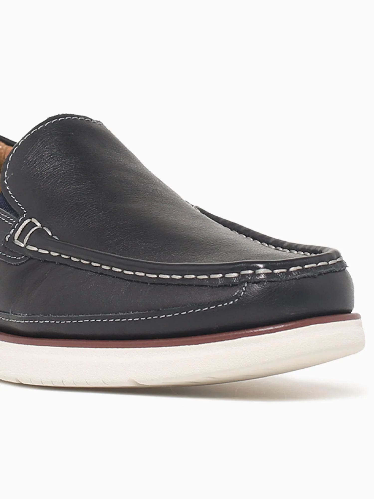 Tropic Moc Toe Venetian Navy Chest lea - Image 6