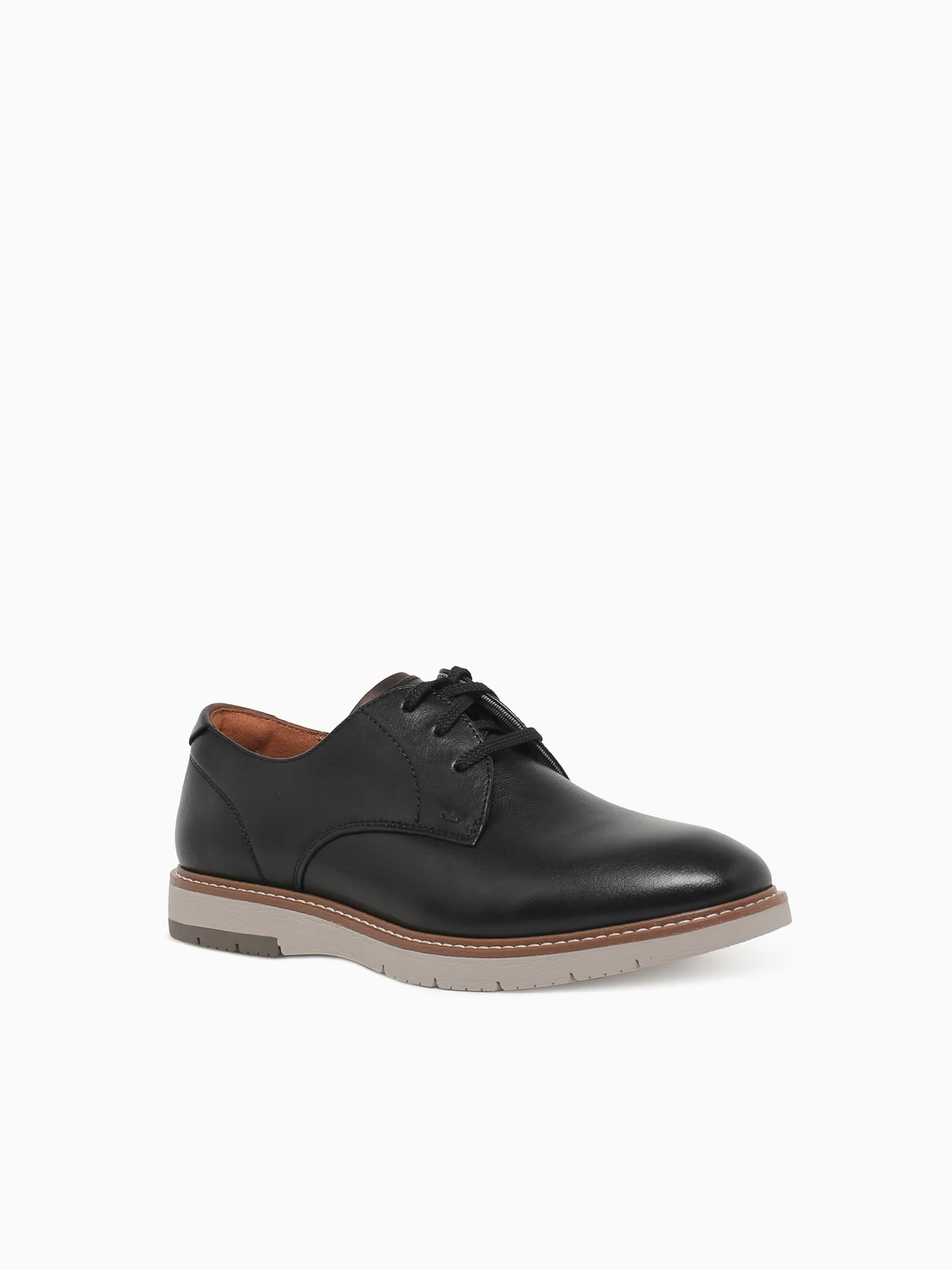 Vibe Plain Toe Black Brown leather Crazy - Image 2