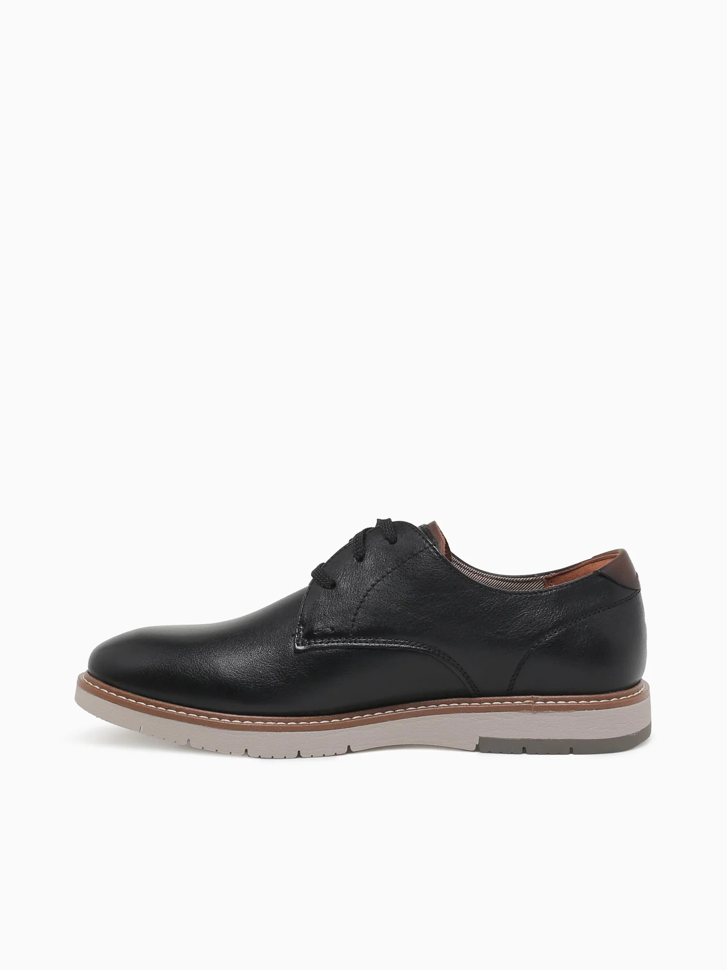 Vibe Plain Toe Black Brown leather Crazy - Image 3