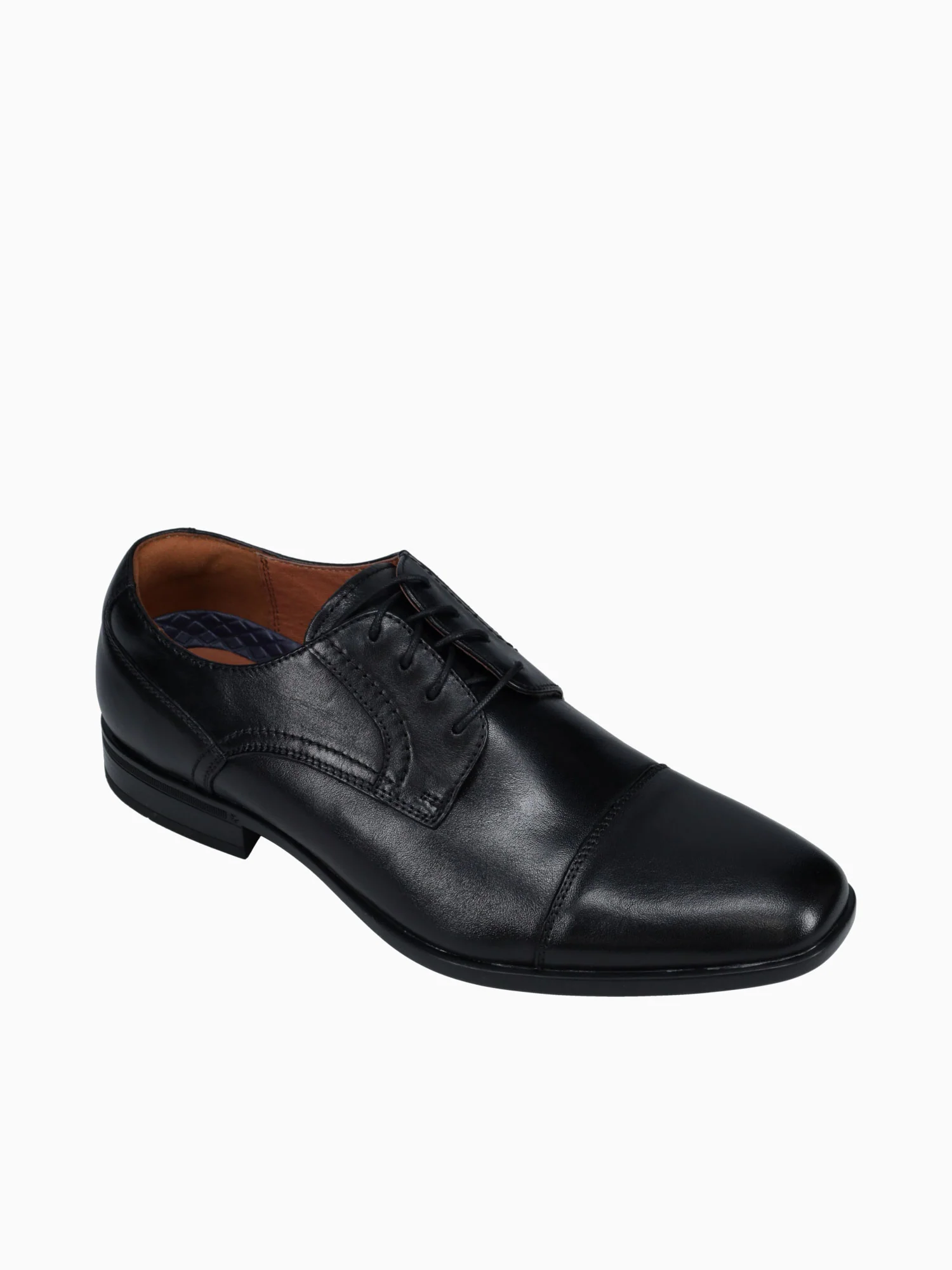 Zaffiro Cap Toe Oxford Black Leather - Image 5