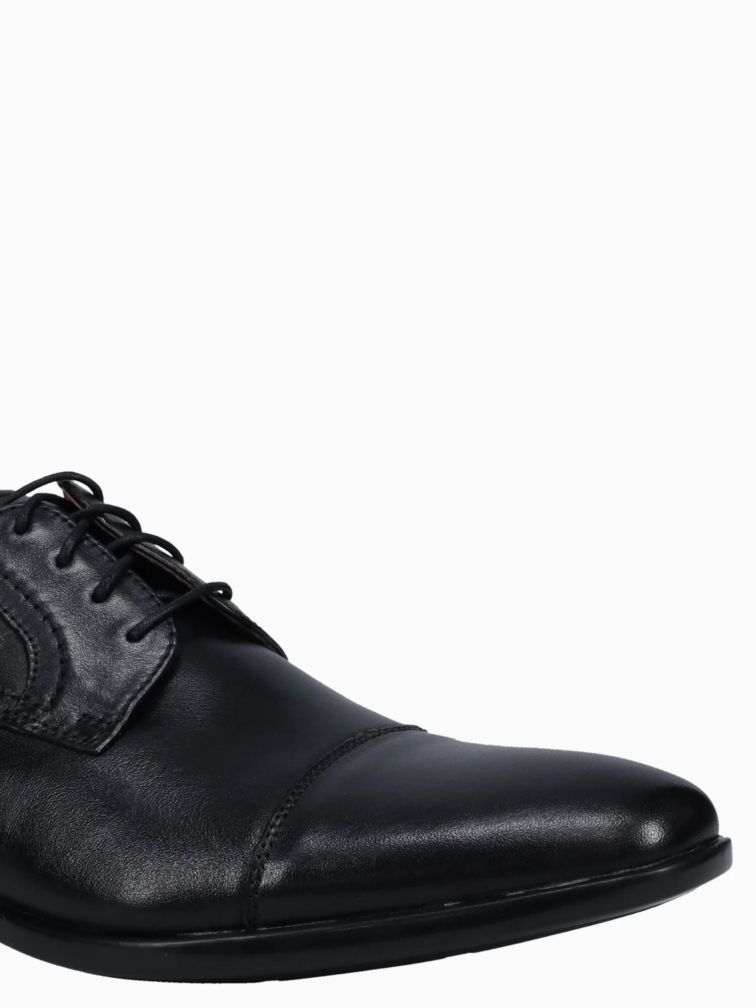 Zaffiro Cap Toe Oxford Black Leather - Image 6