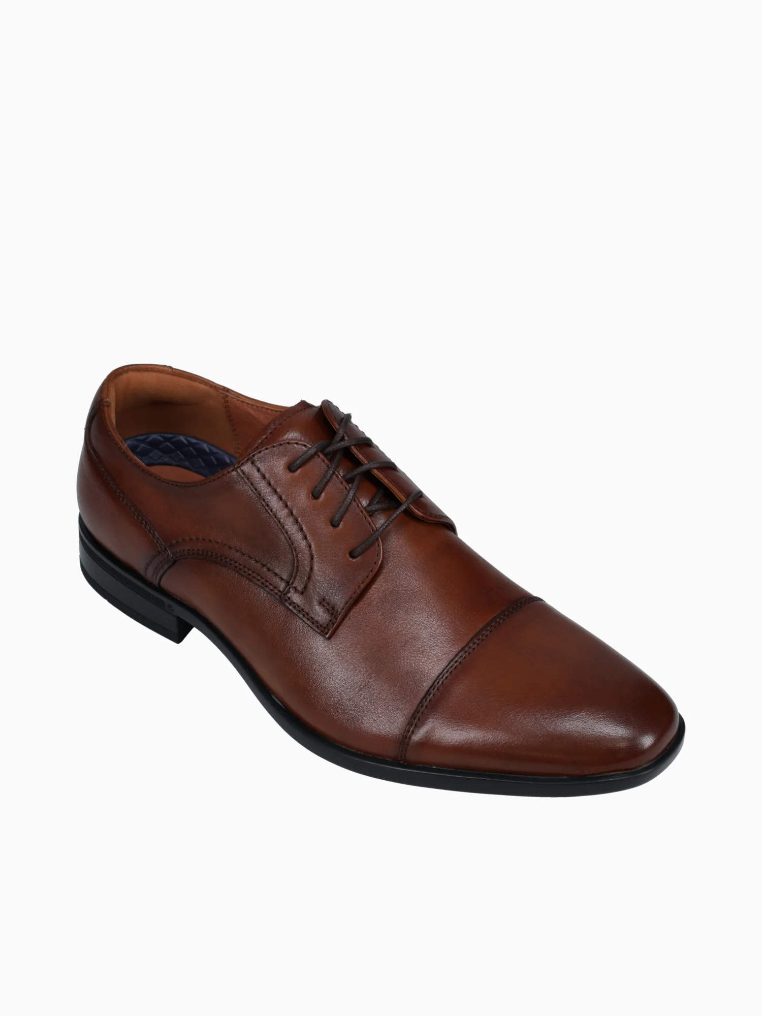 Zaffiro Cap Toe Oxford Cognac Leather - Image 5