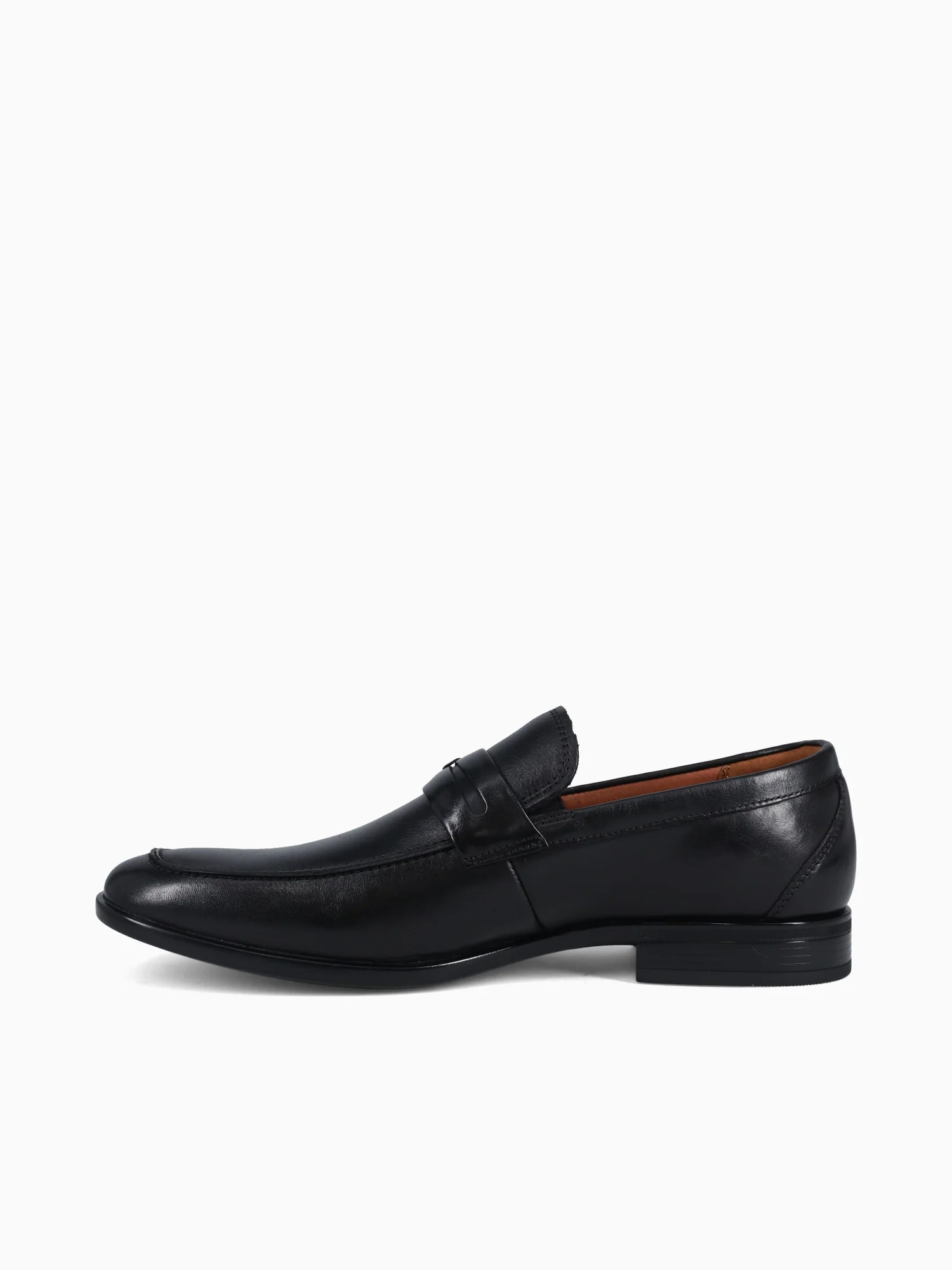Zaffiro Moc Toe Penny Loafer Blk Leather - Image 3