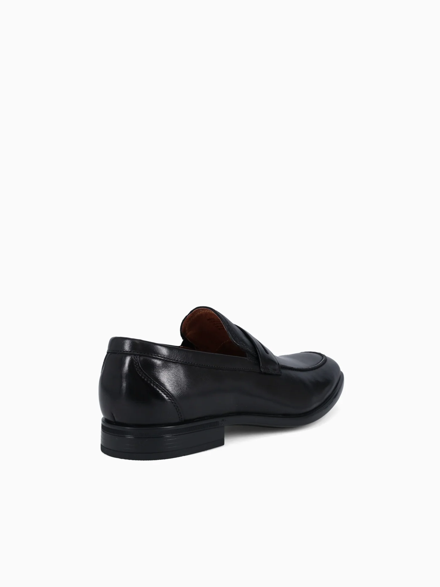 Zaffiro Moc Toe Penny Loafer Blk Leather - Image 4