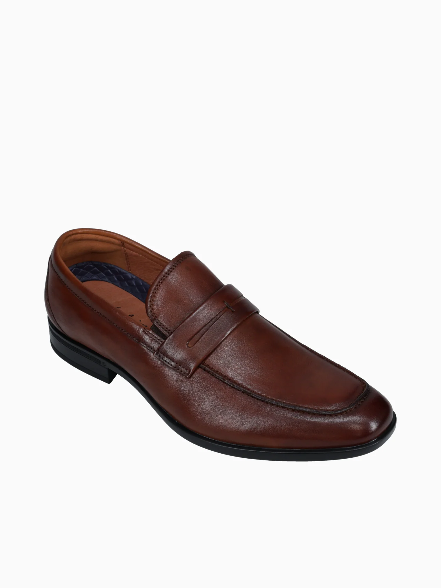 Zaffiro Moc Toe Penny Loafer Cognac Lea - Image 5