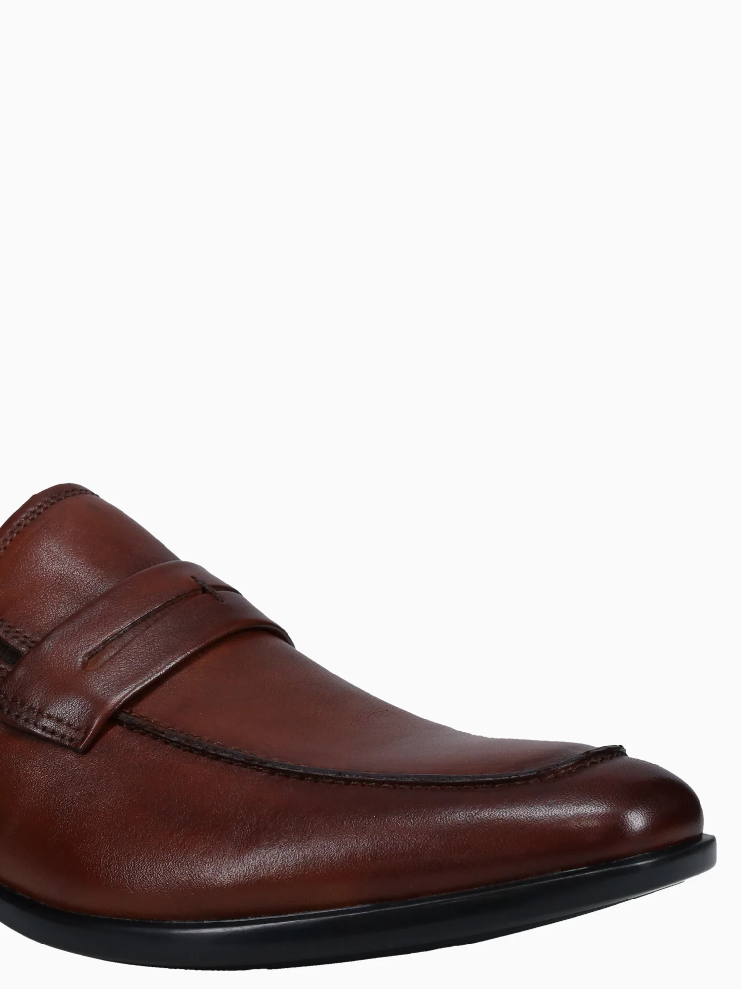 Zaffiro Moc Toe Penny Loafer Cognac Lea - Image 6