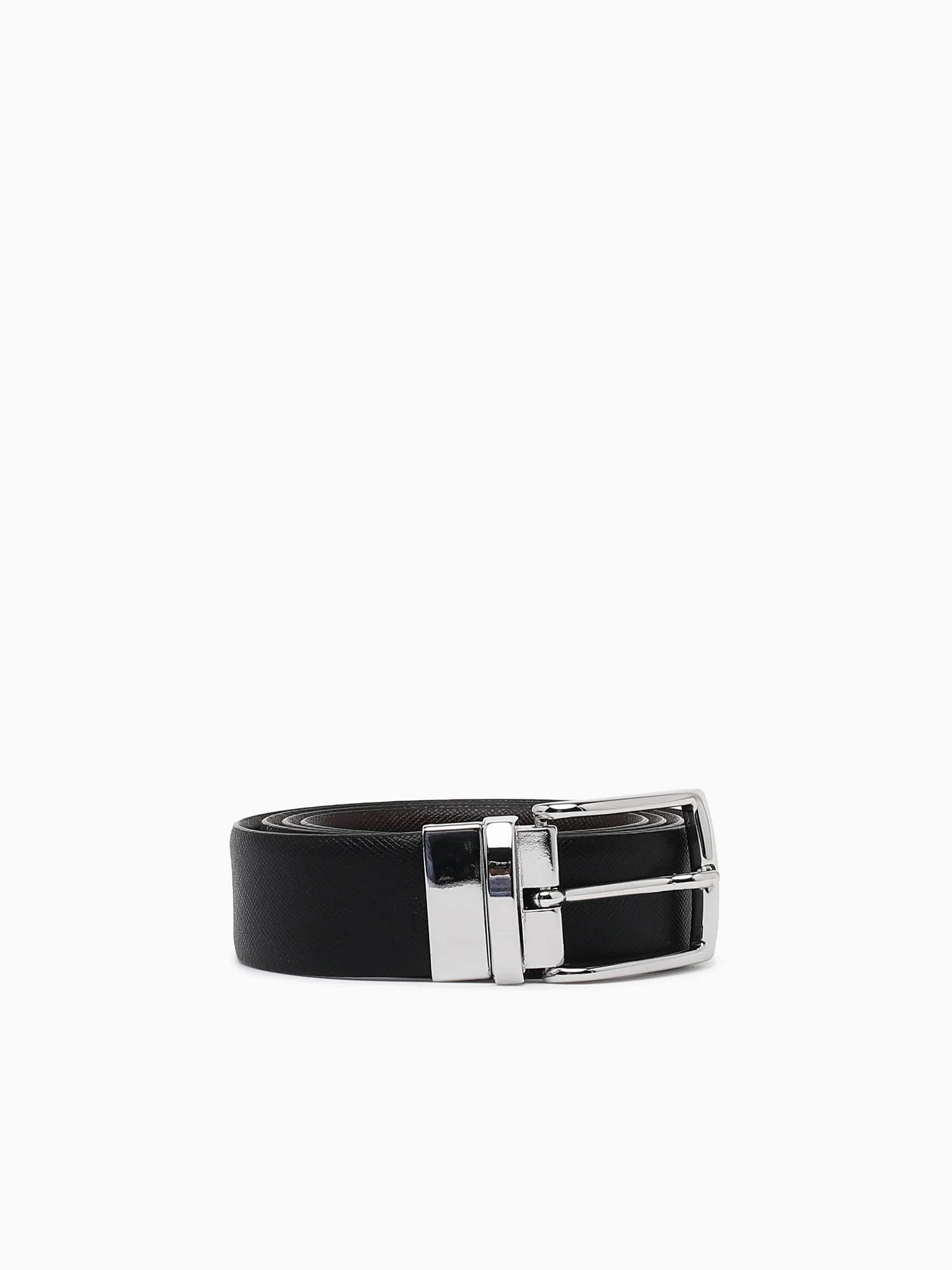 U Belt U35k5a black Coffee print leather - Image 2