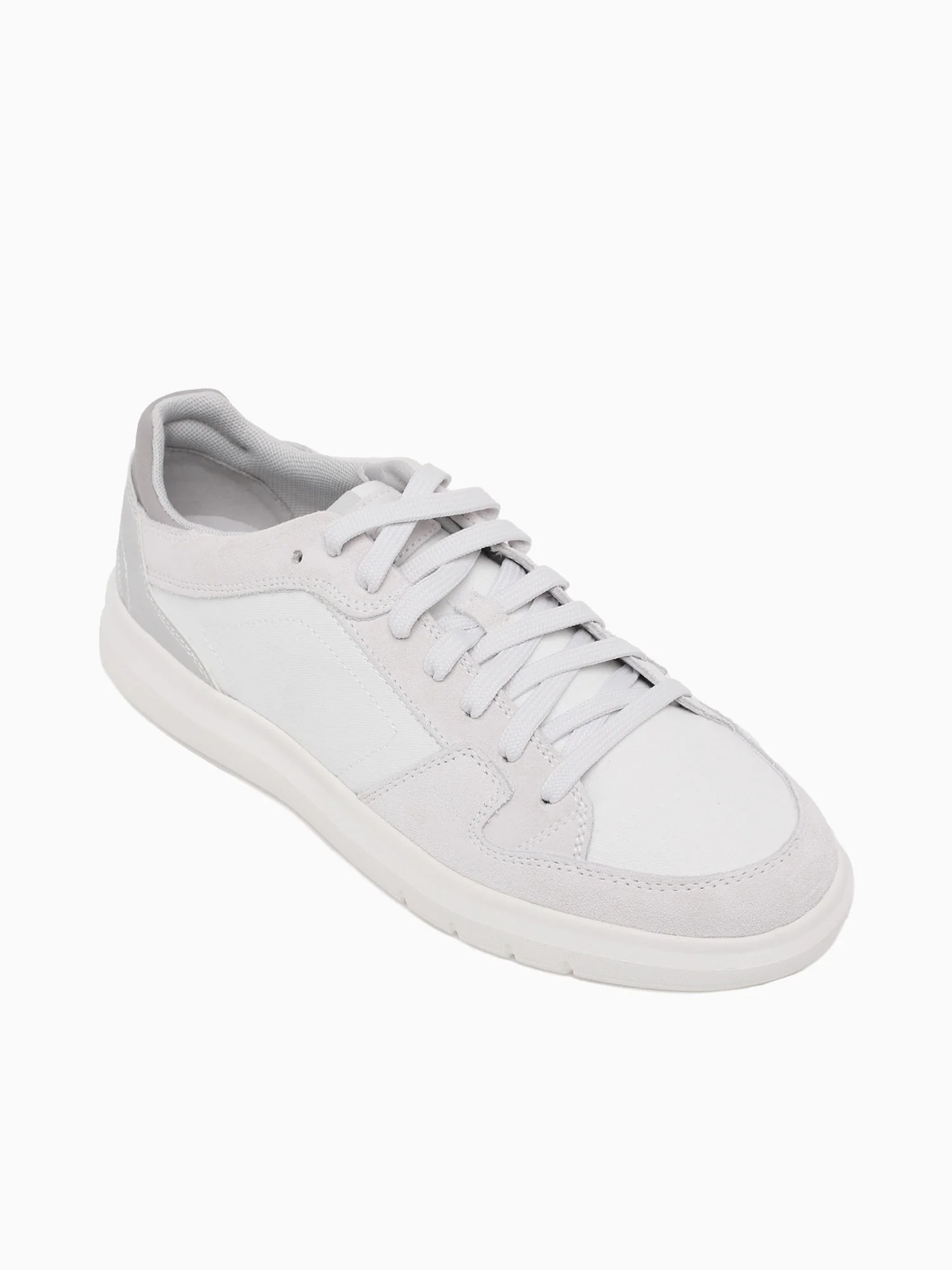 U Merediano Off White Suede Text - Image 5