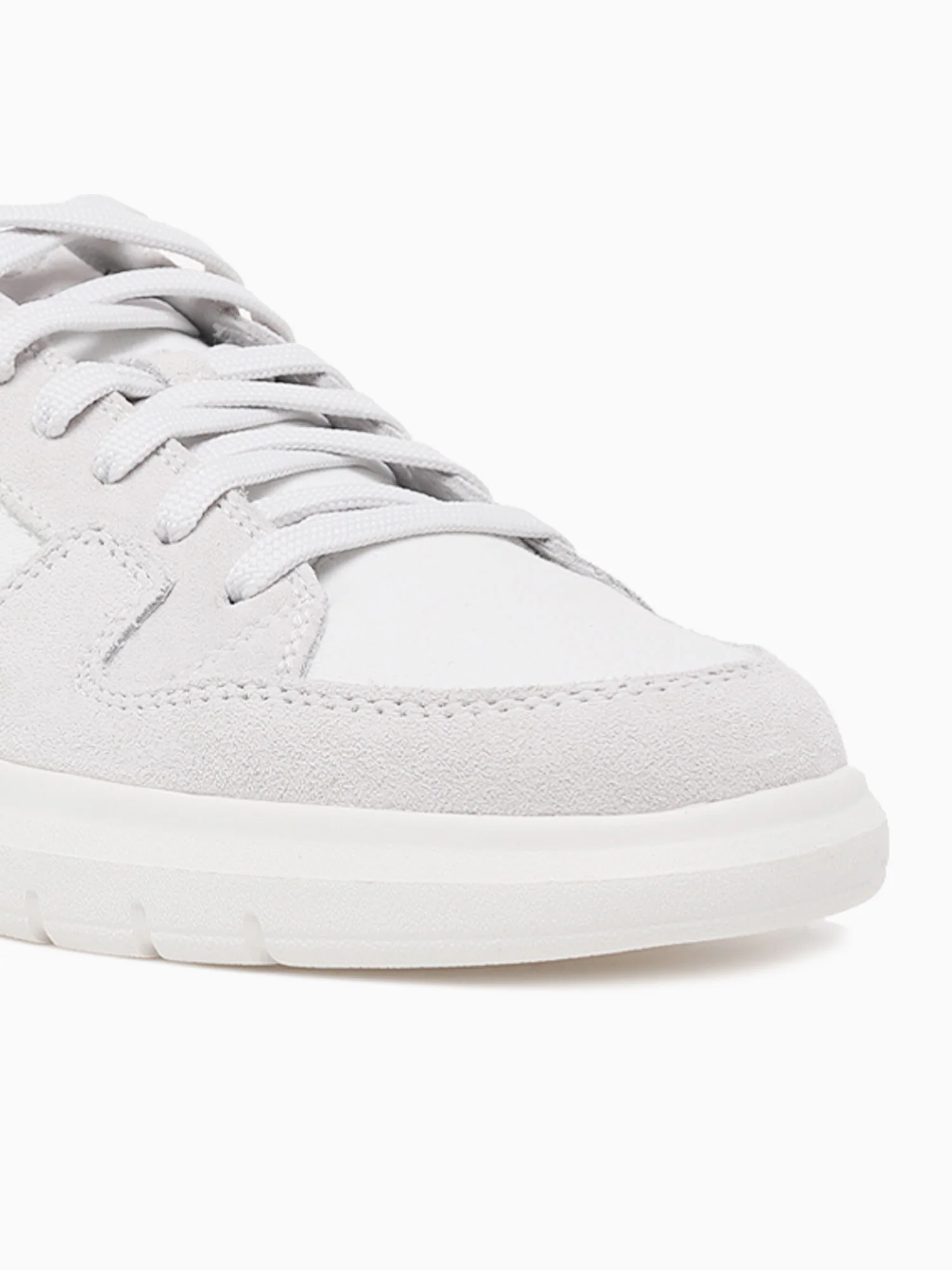 U Merediano Off White Suede Text - Image 6
