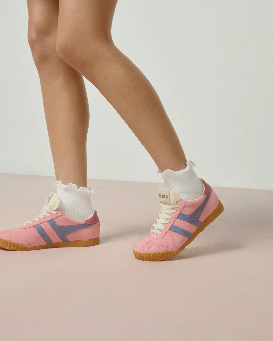 Elan Coral Pink Moonlight suede - Image 3