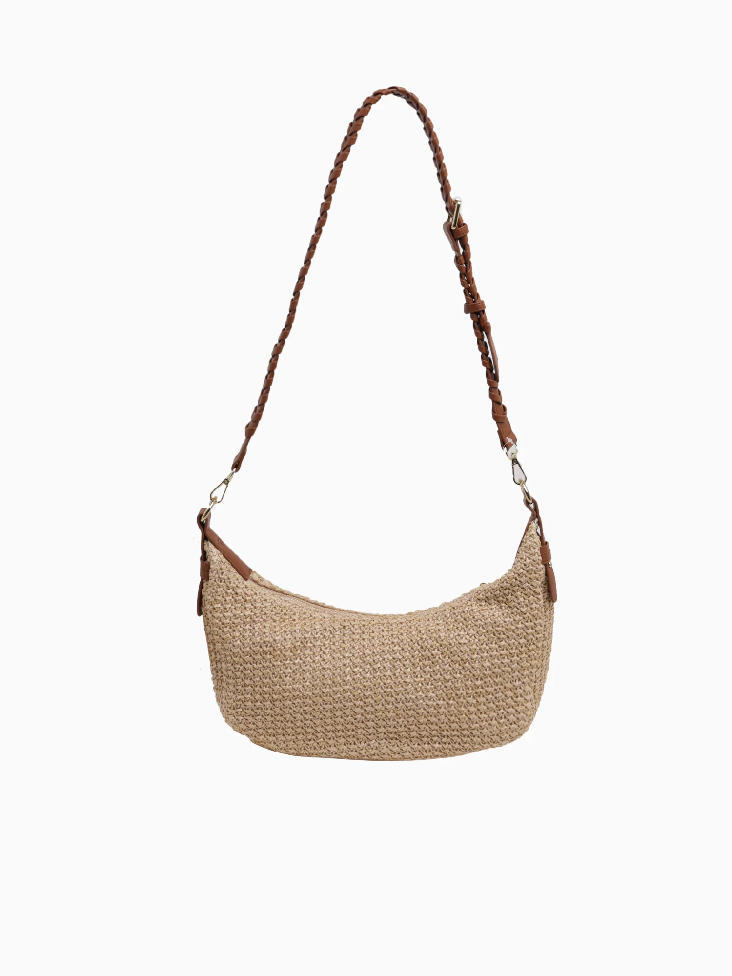 Jk88st Zola Straw Hobo Cognac Vegan Lea - Image 3