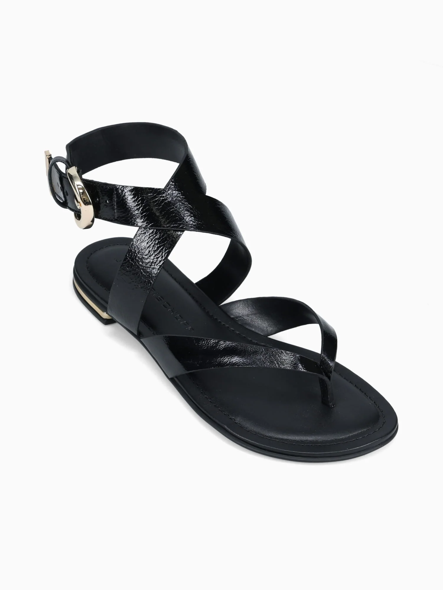 Joeleana Preto Couro Crinkle - Image 3