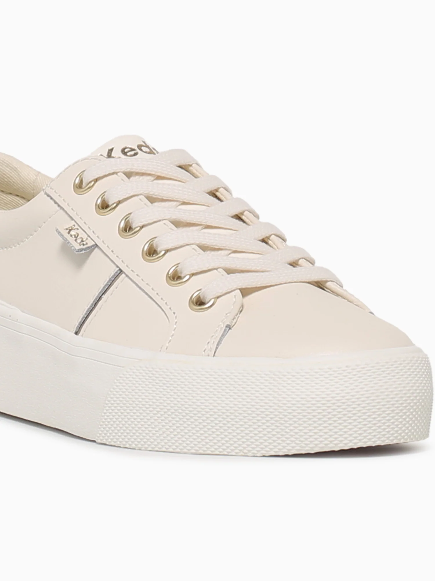 Jump Kick Duo Off Wht Champagne leather - Image 6