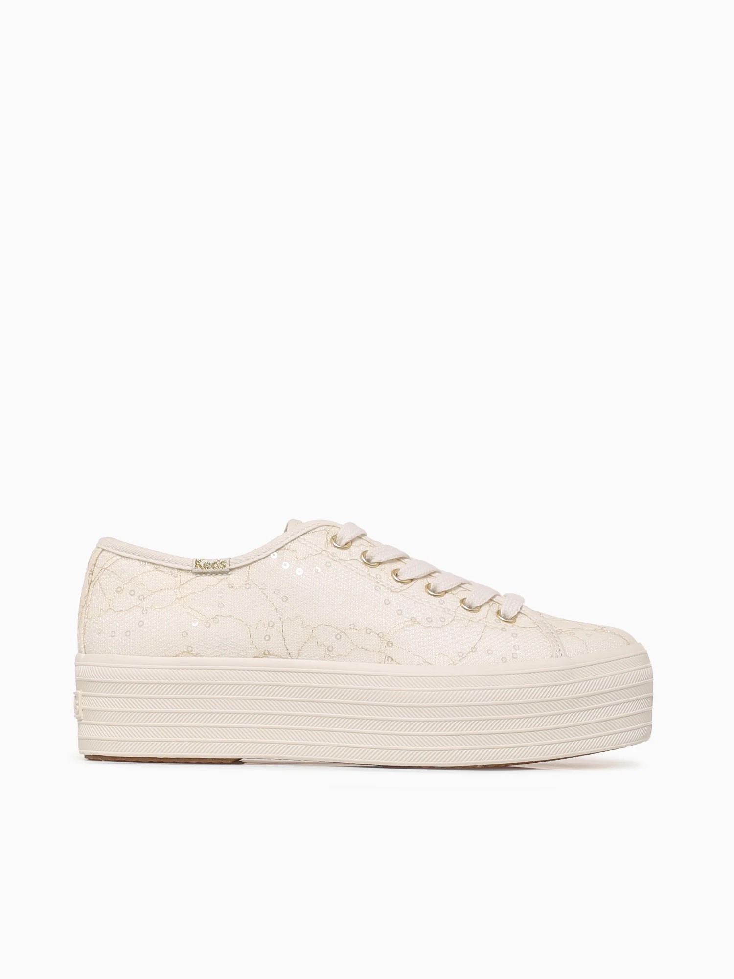 Triple Up Lace Cream Lace Cel