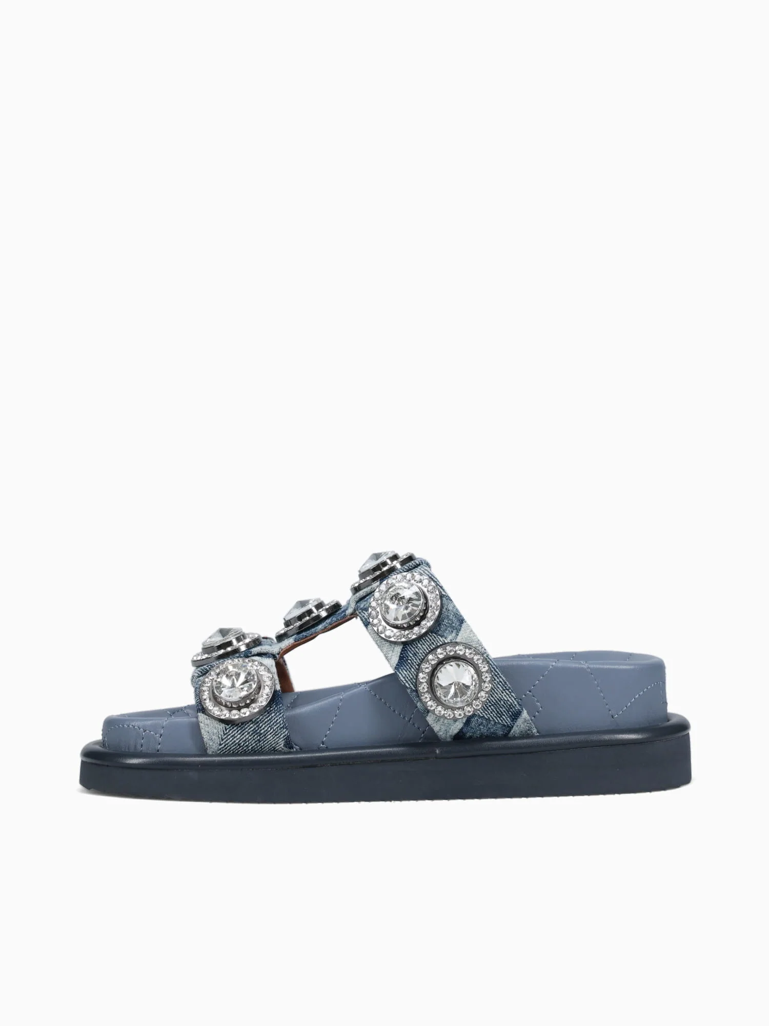 Orson Crystal Sandal Denim Denim - Image 5