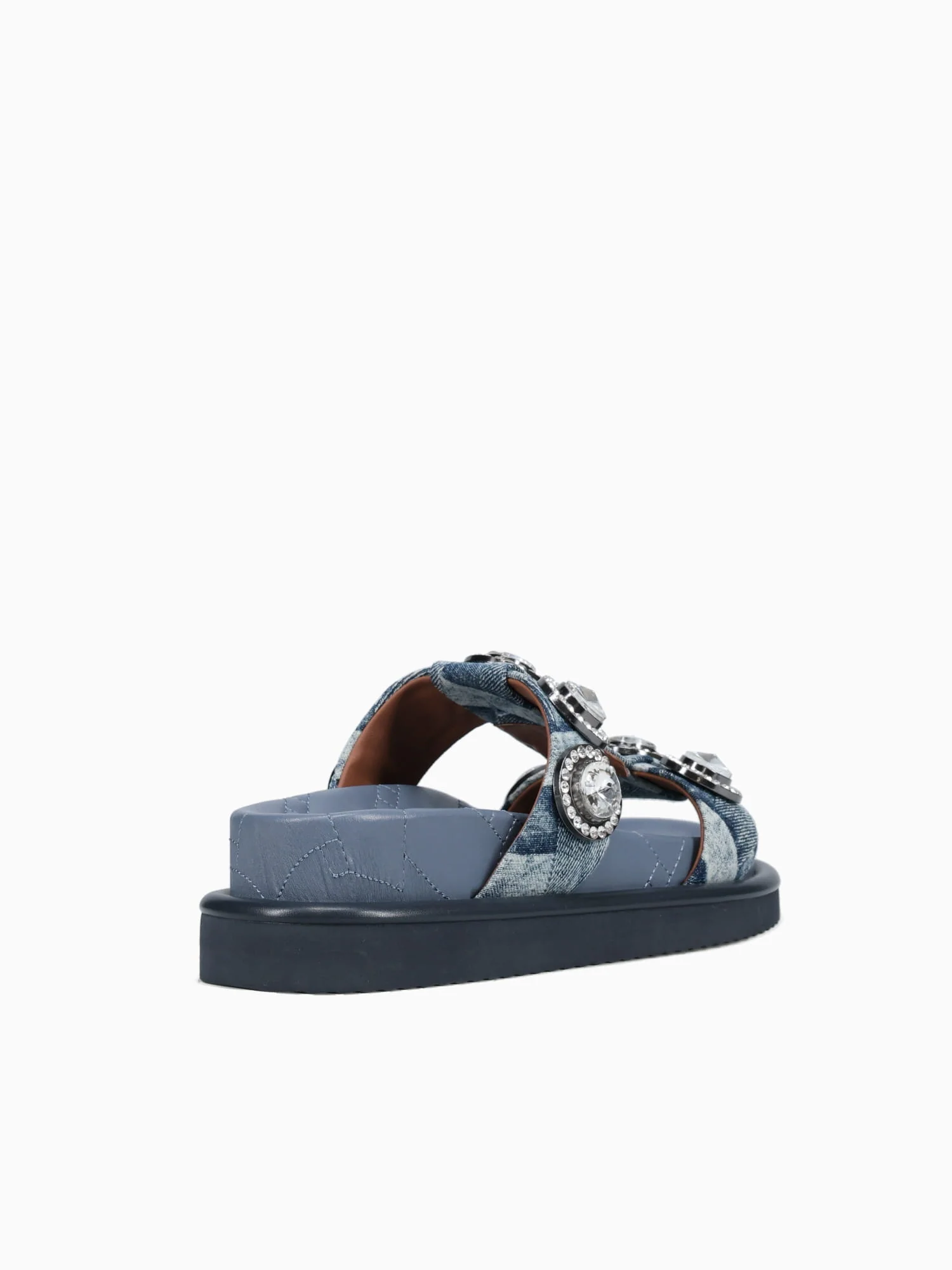 Orson Crystal Sandal Denim Denim - Image 6