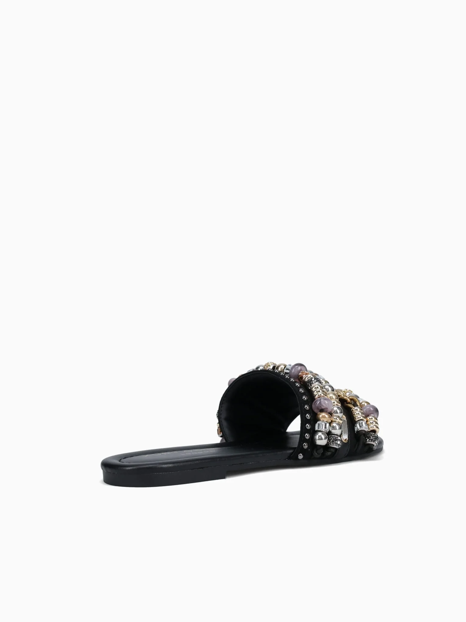 Southbank Beaded Flat Black Fabric - Image 6