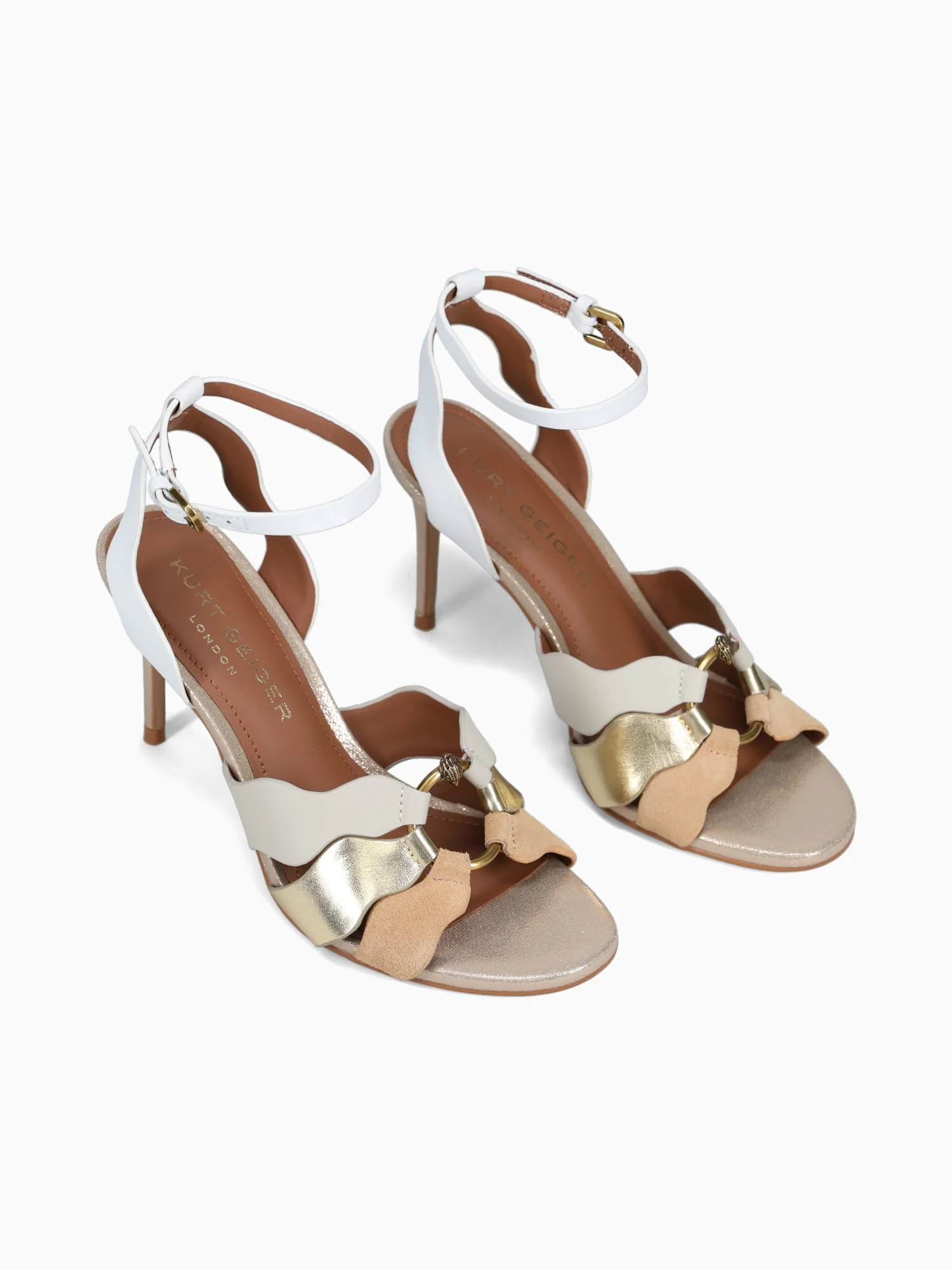 Sun Wave Sandal Gold Combo Leather - Image 3