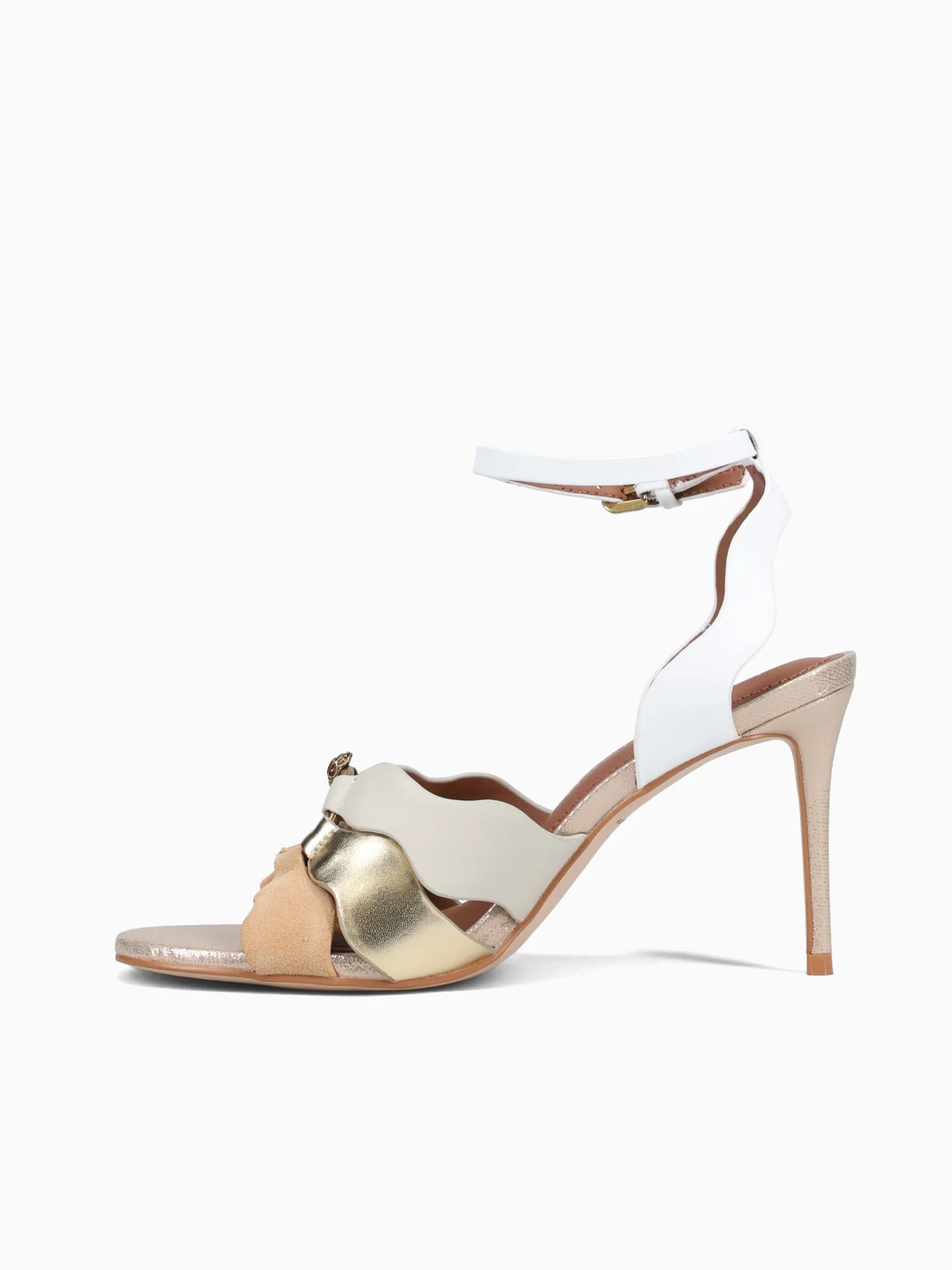 Sun Wave Sandal Gold Combo Leather - Image 4