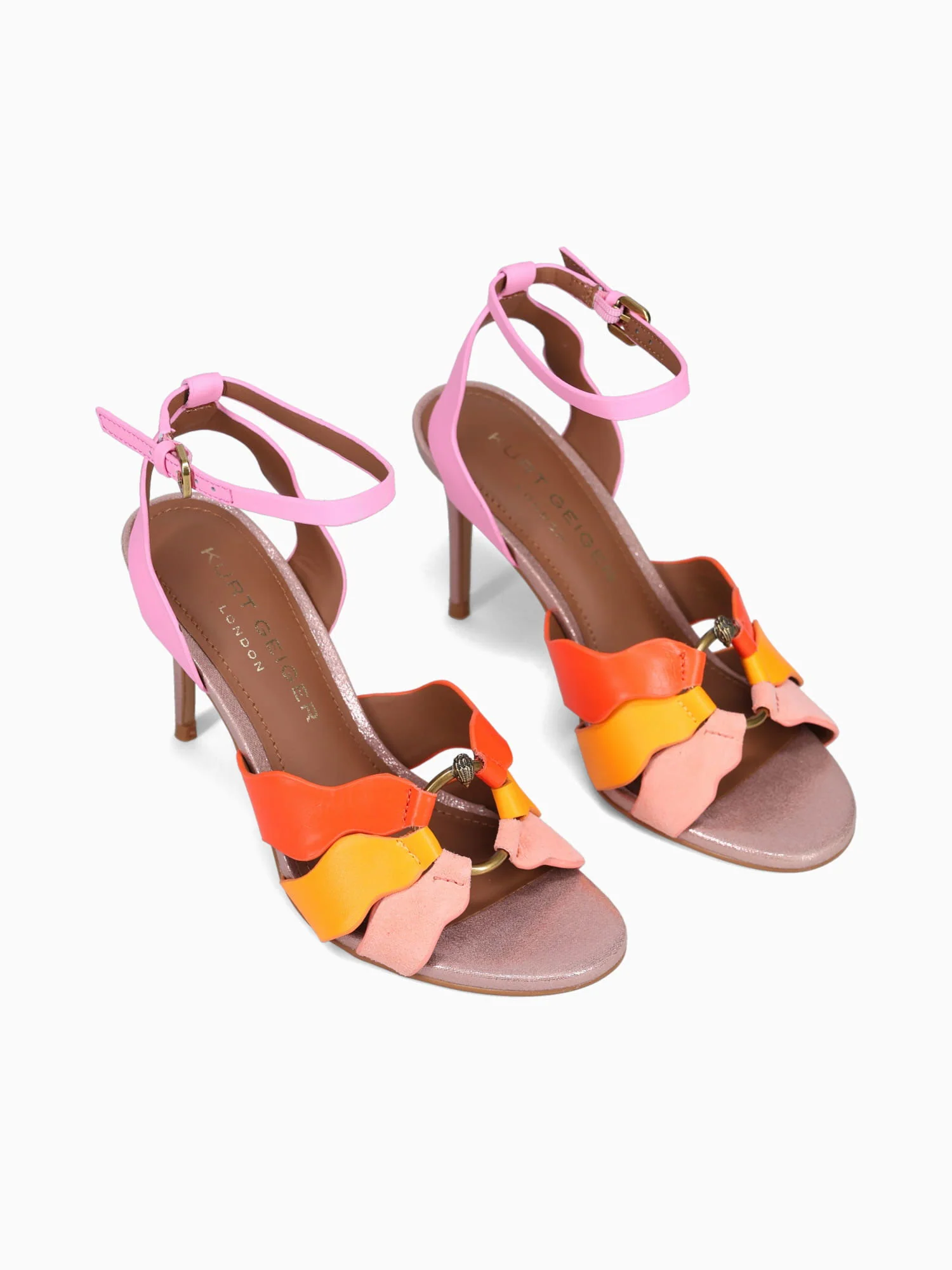 Sun Wave Sandal Pink Combo Leather - Image 3