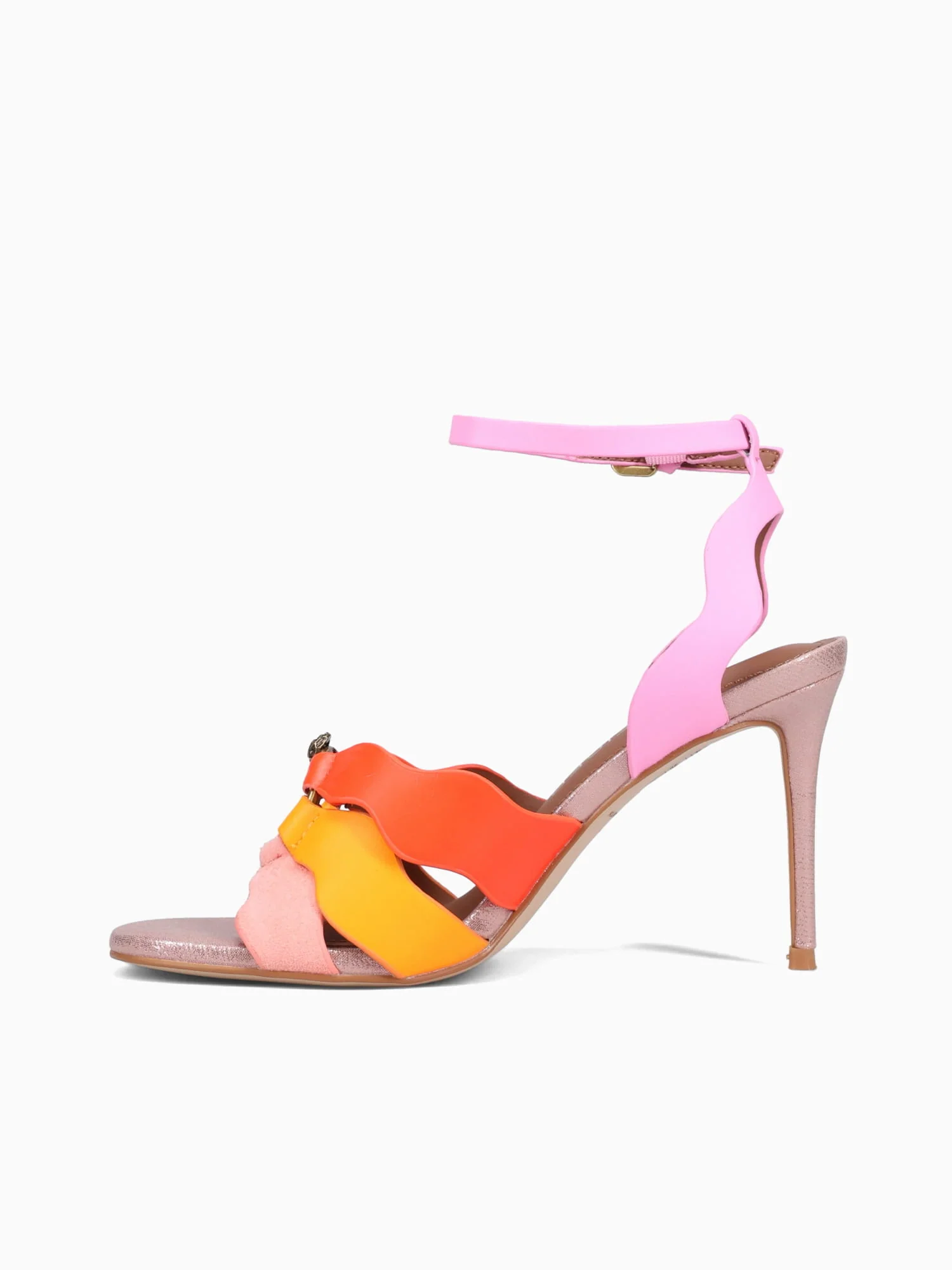 Sun Wave Sandal Pink Combo Leather - Image 4