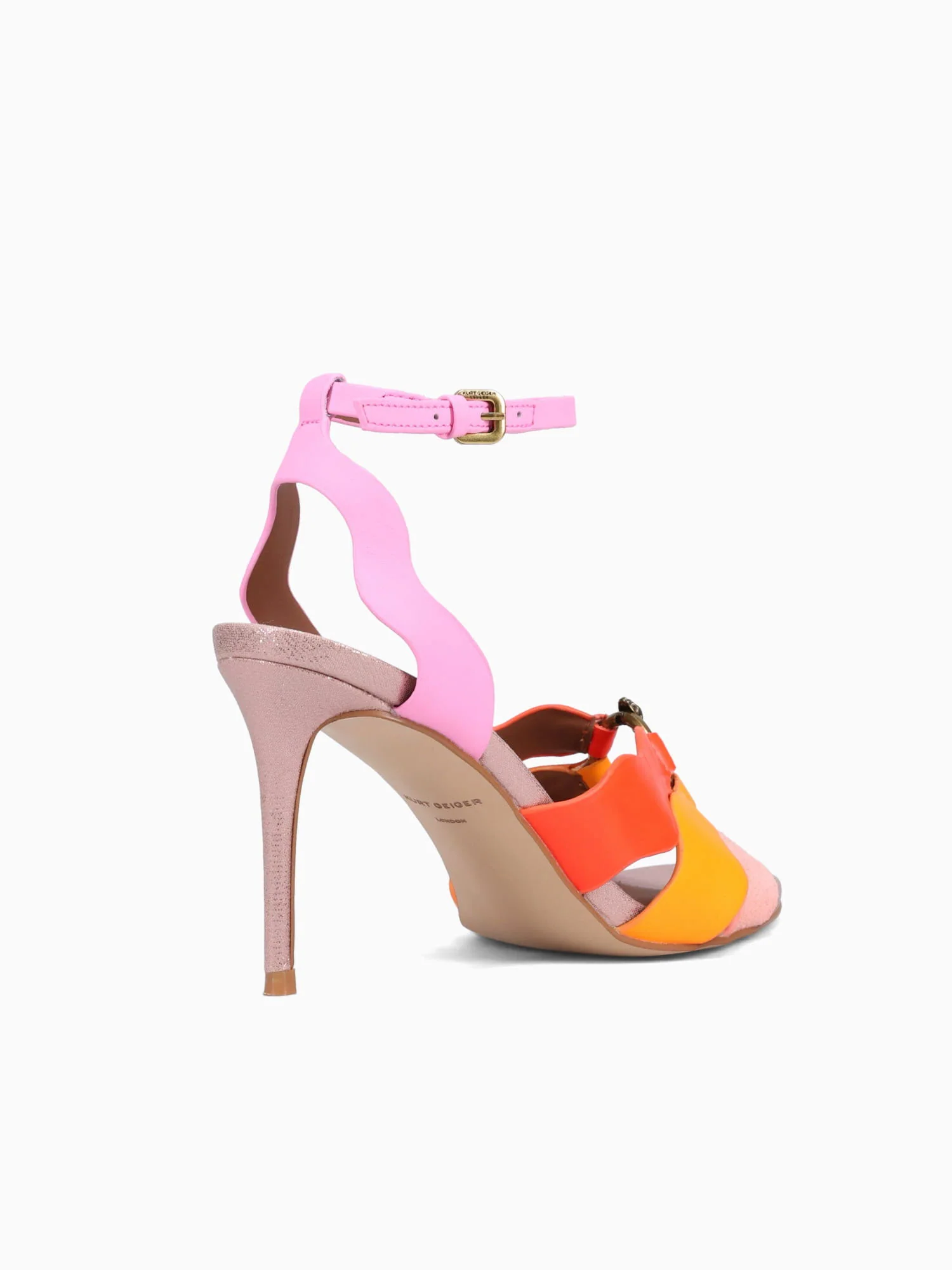 Sun Wave Sandal Pink Combo Leather - Image 5