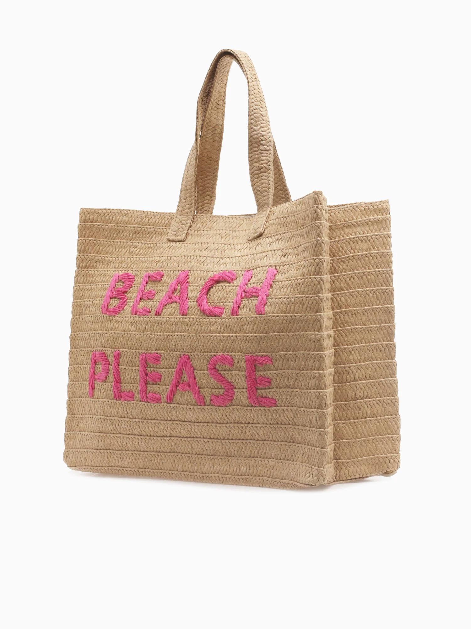 112123 Beach Please Tote Sand Fushia - Image 2
