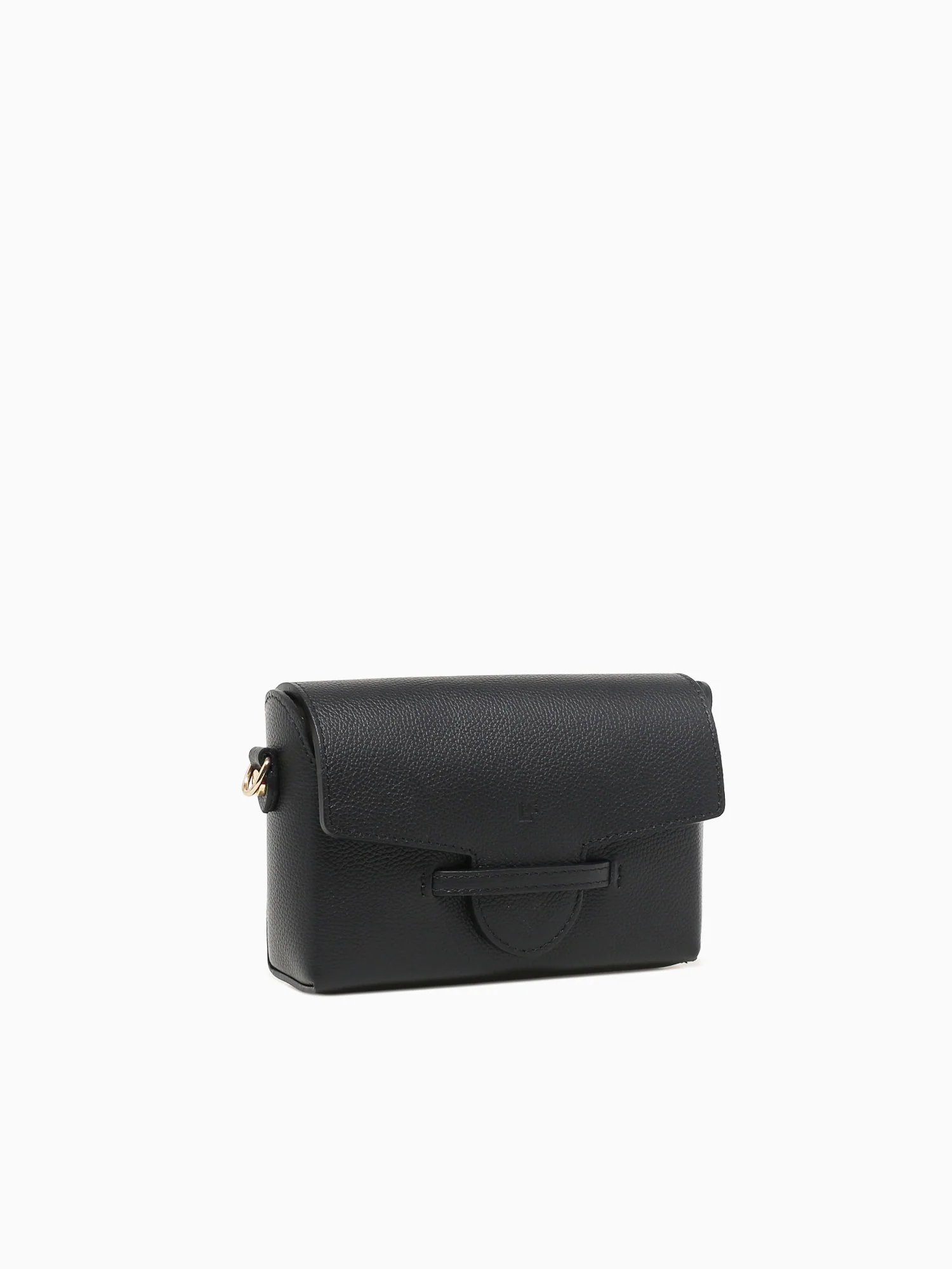 Caro Crossbody Nero Leather - Image 2