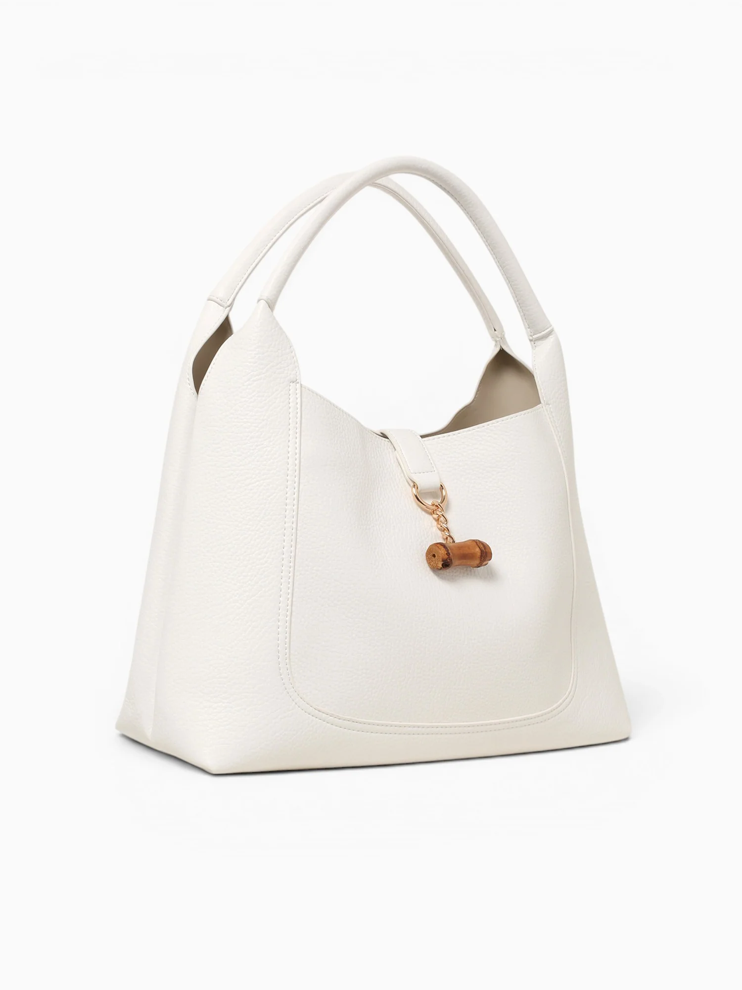 Milan Shoulder Bag White - Image 2