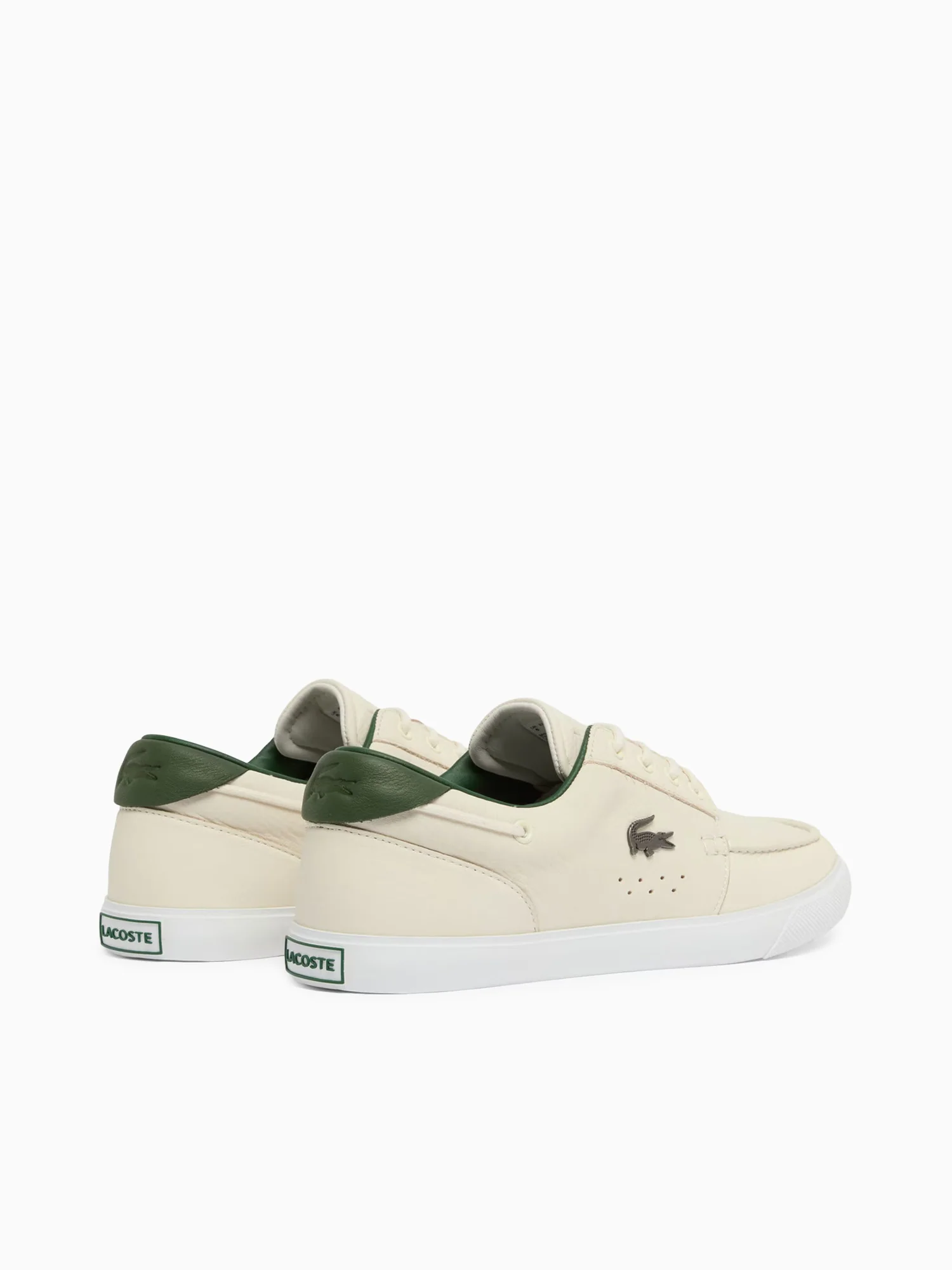 Bayliss 2.0 Off White Dk grn leather - Image 3