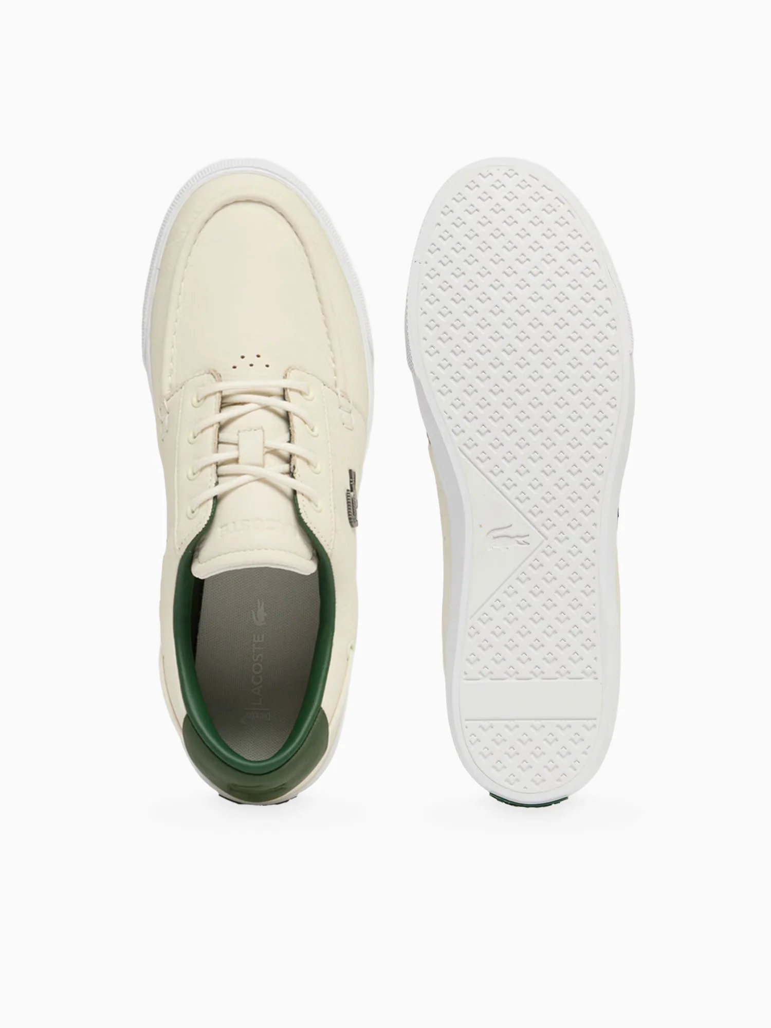 Bayliss 2.0 Off White Dk grn leather - Image 4