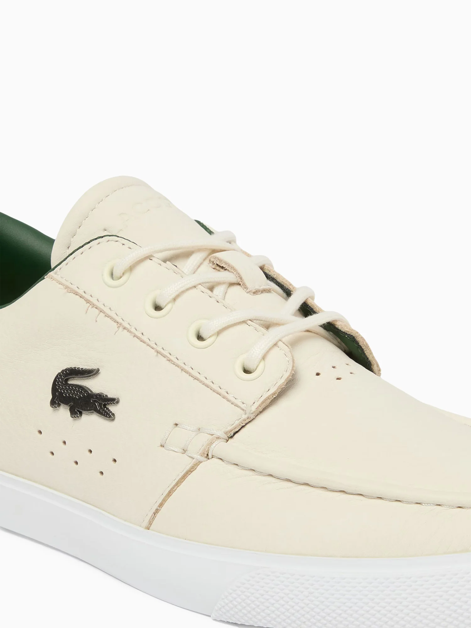 Bayliss 2.0 Off White Dk grn leather - Image 6