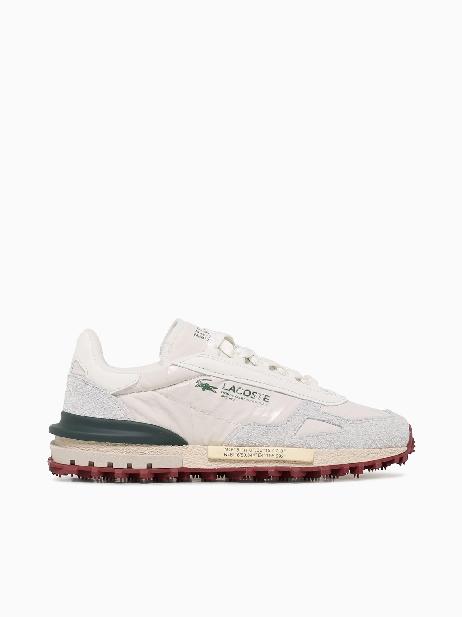 Elite Active Off Wht Dk grn nylon