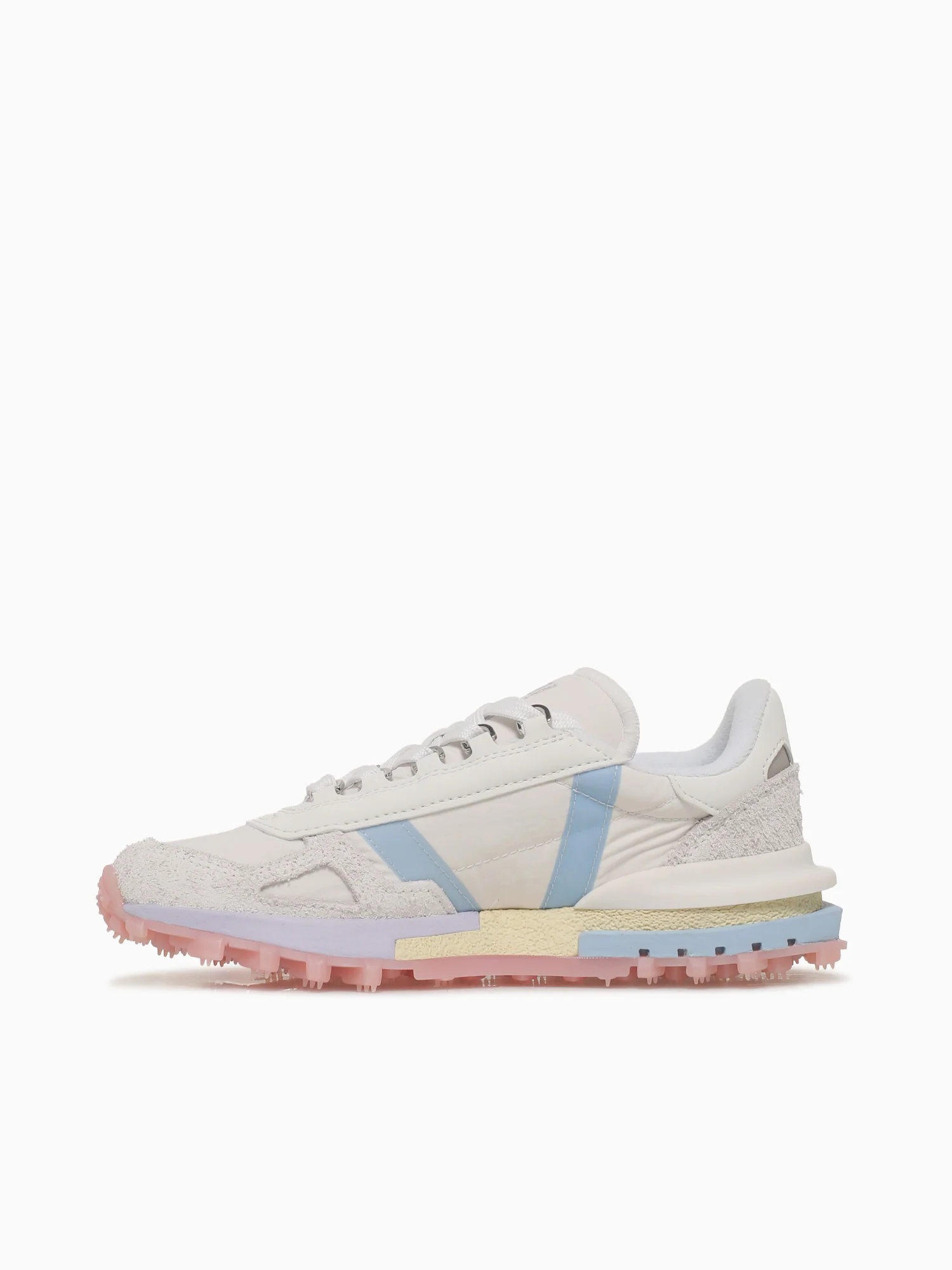 Elite Active Offwhite Blu mesh Suede - Image 3