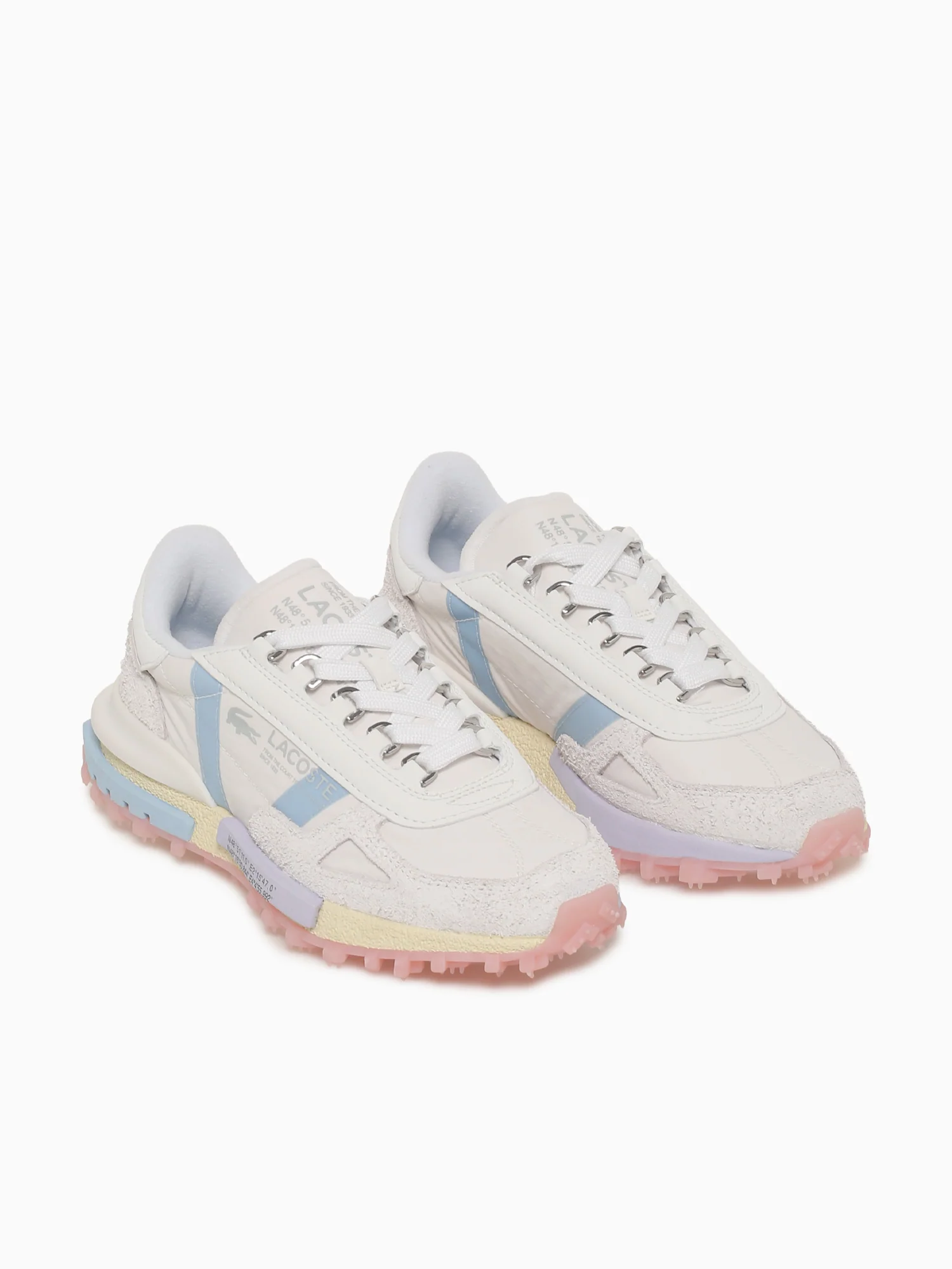Elite Active Offwhite Blu mesh Suede - Image 4