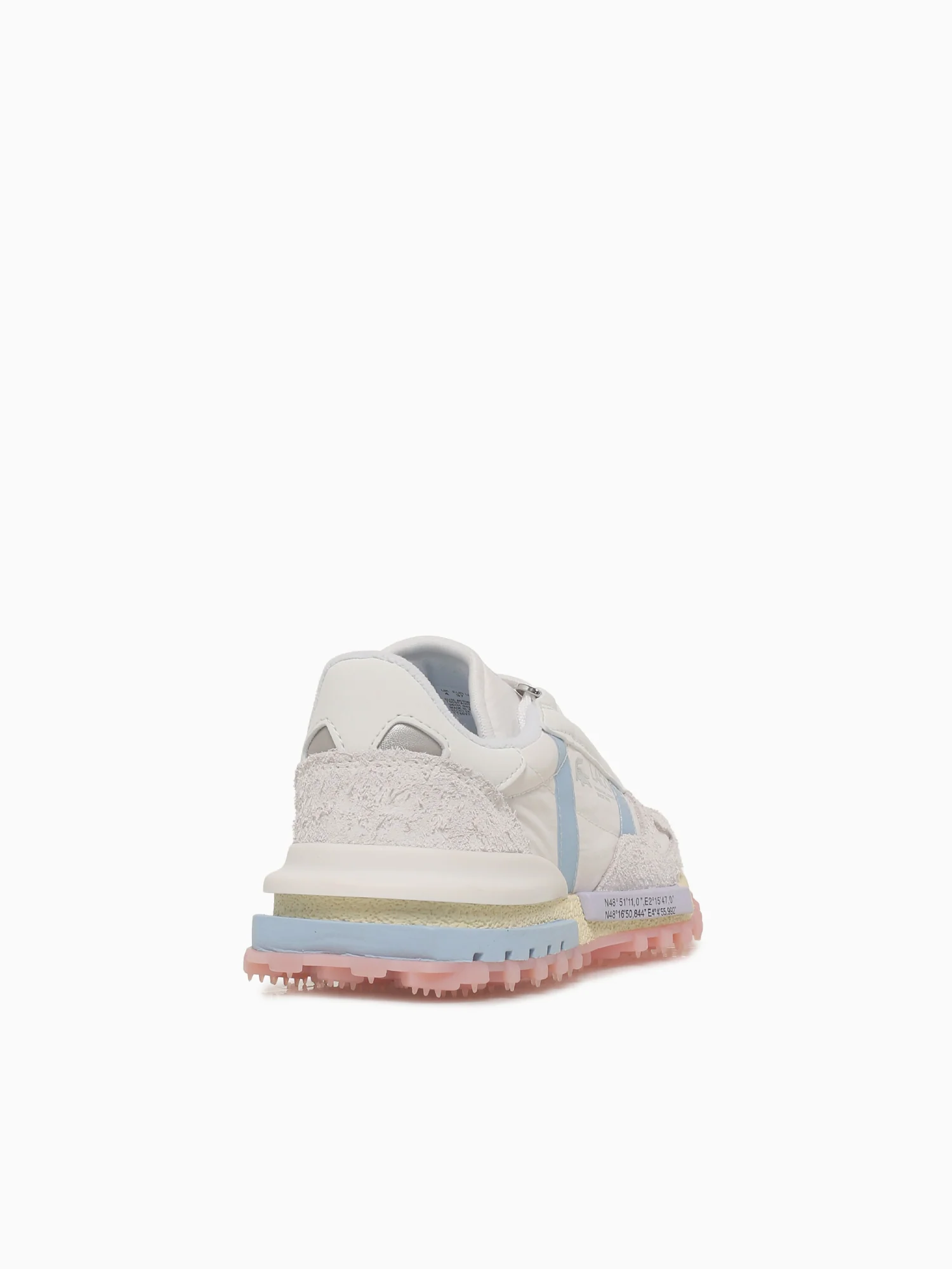 Elite Active Offwhite Blu mesh Suede - Image 5