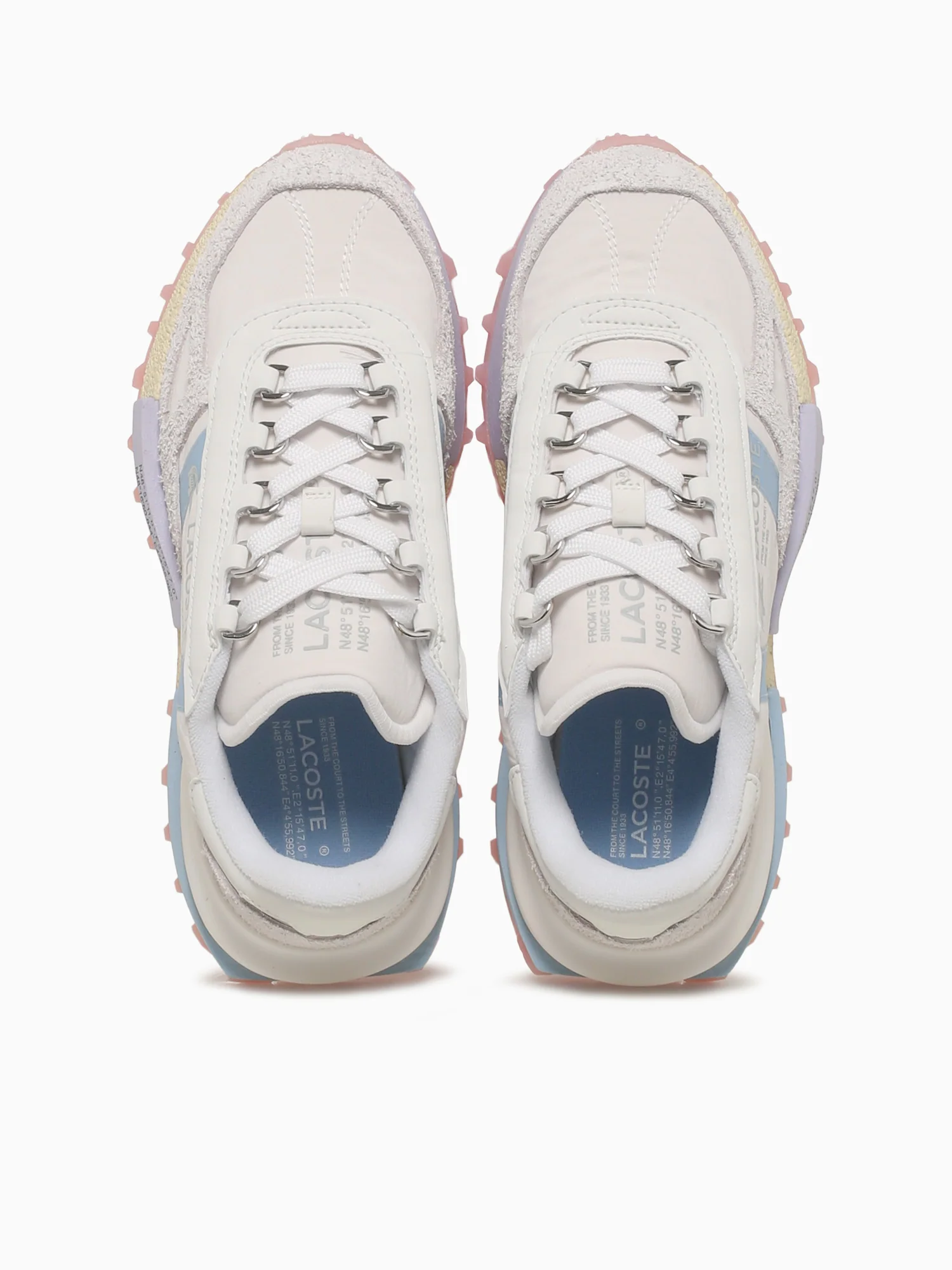 Elite Active Offwhite Blu mesh Suede - Image 7