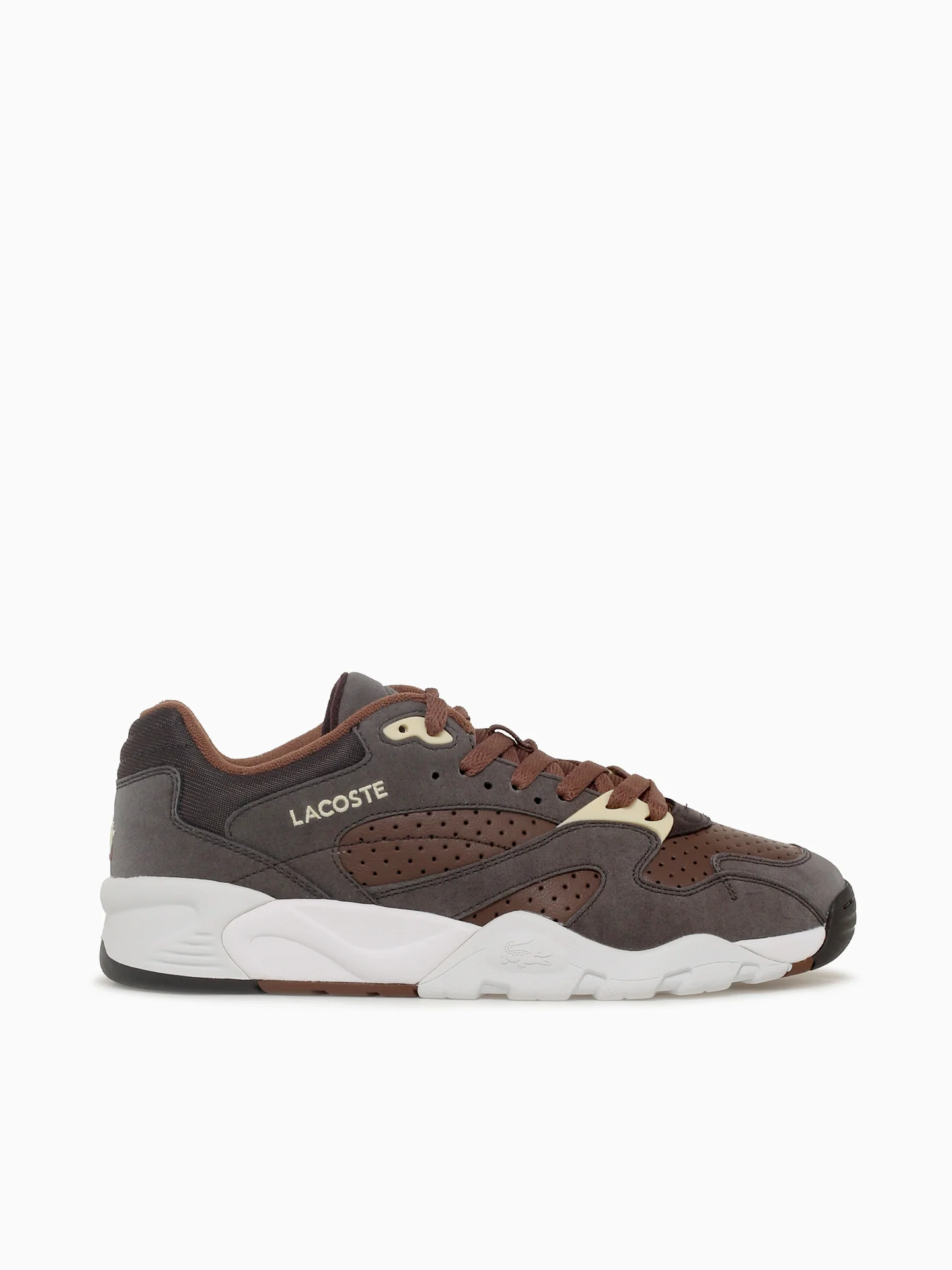 Game Trainer Dk.brown Wht leather