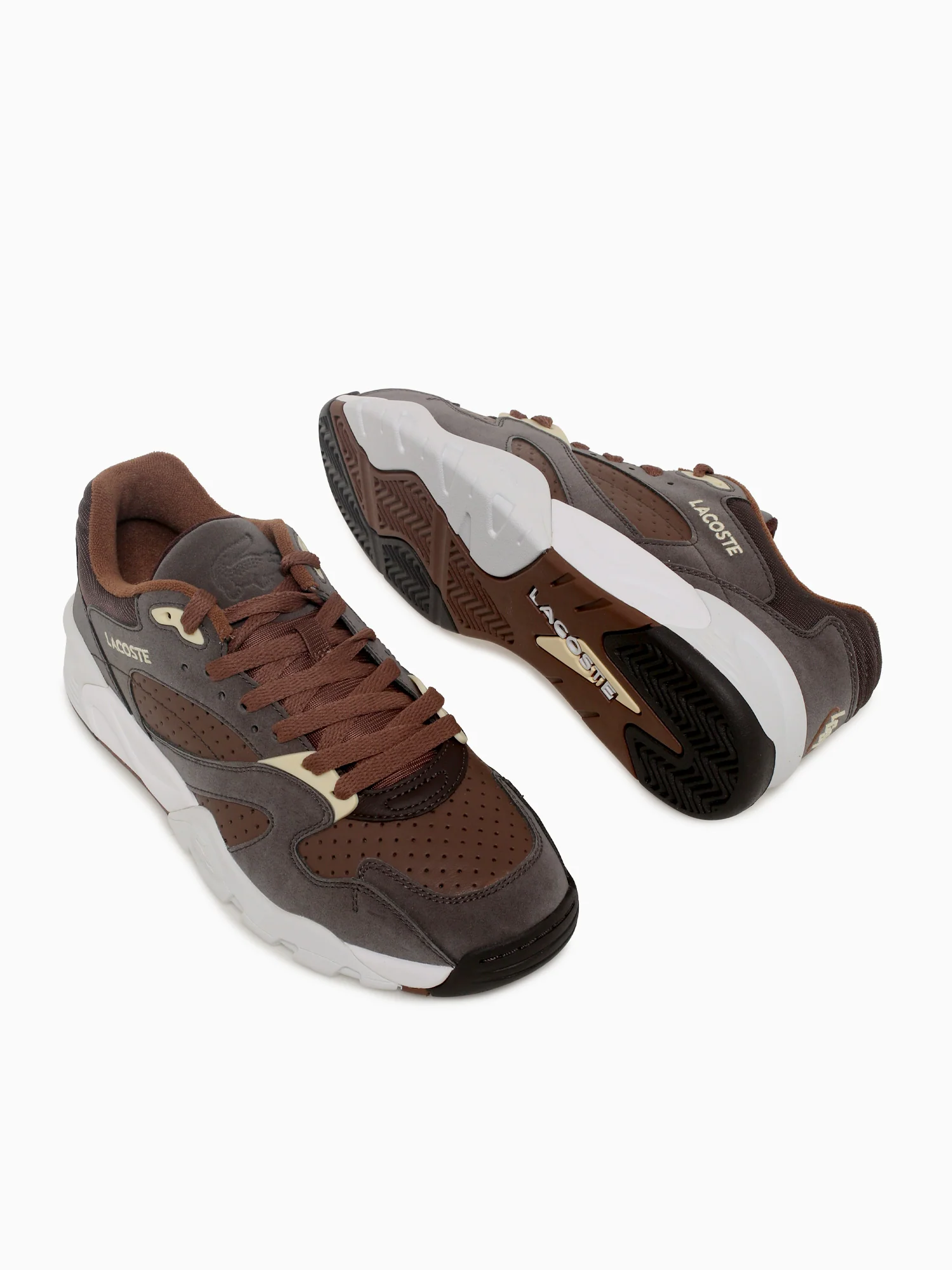 Game Trainer Dk.brown Wht leather - Image 4